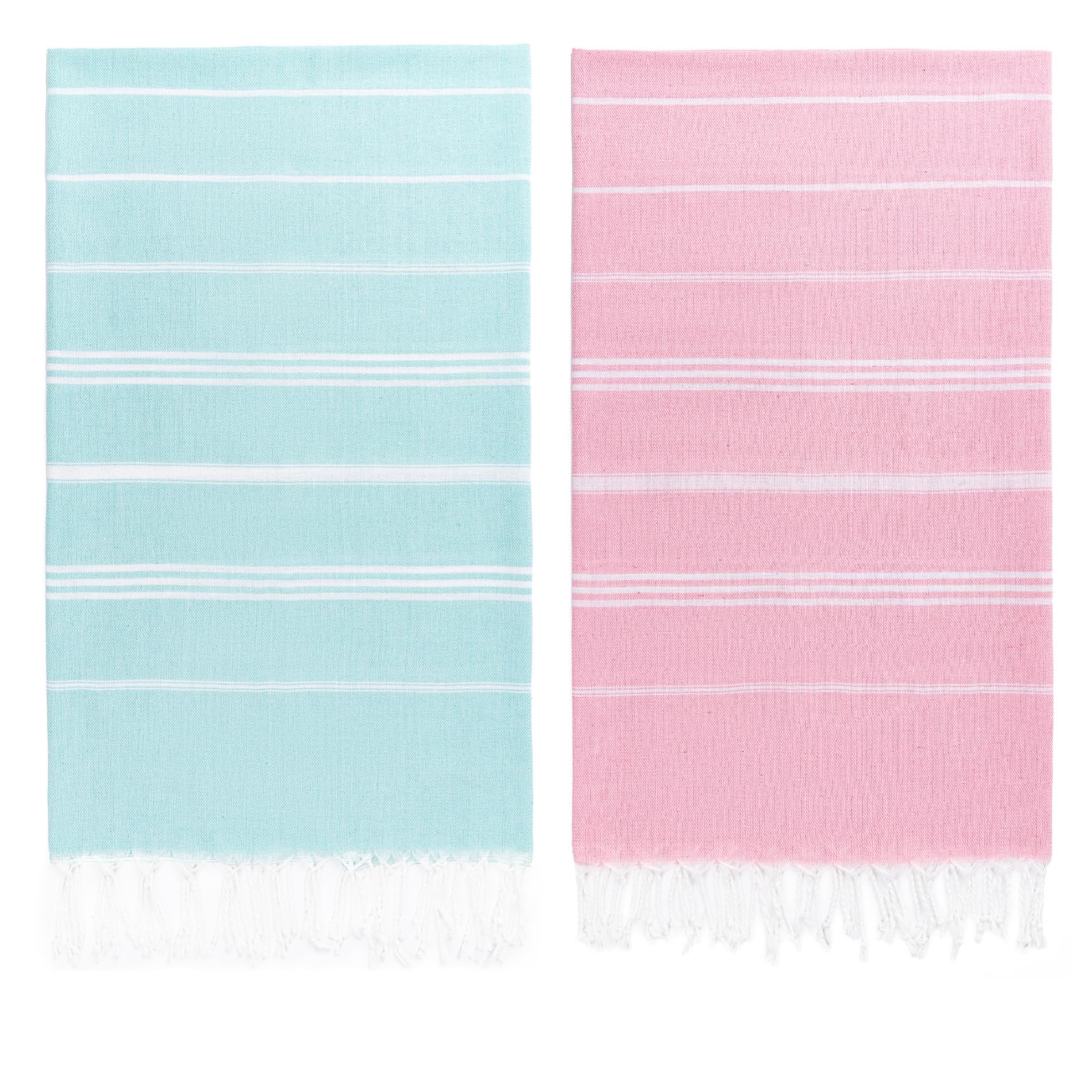 Aegero 2 Packs Turkish Beach Towel - towels | Mubboo