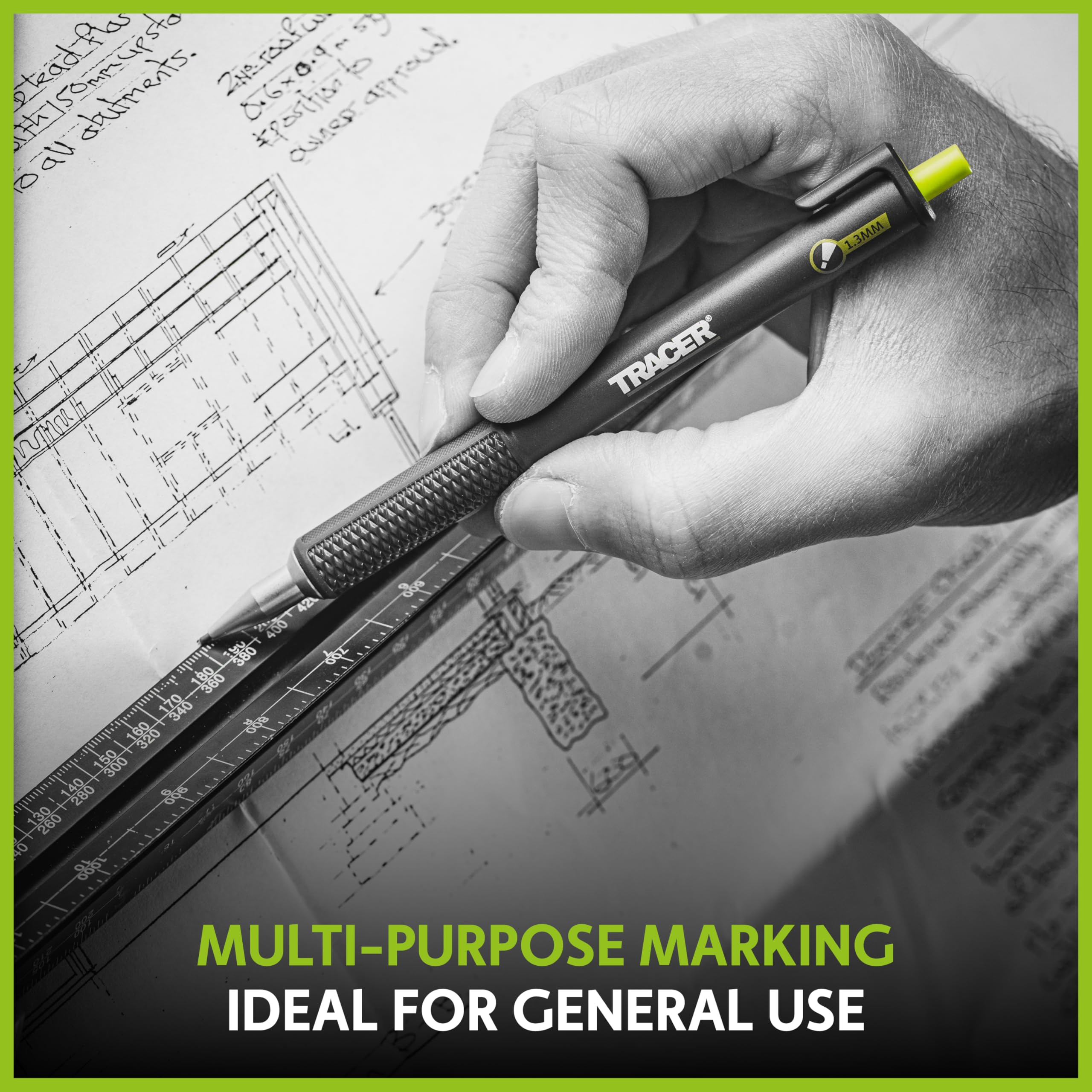 Tracer Carpenter Pencil - Precision Marking Tool -4