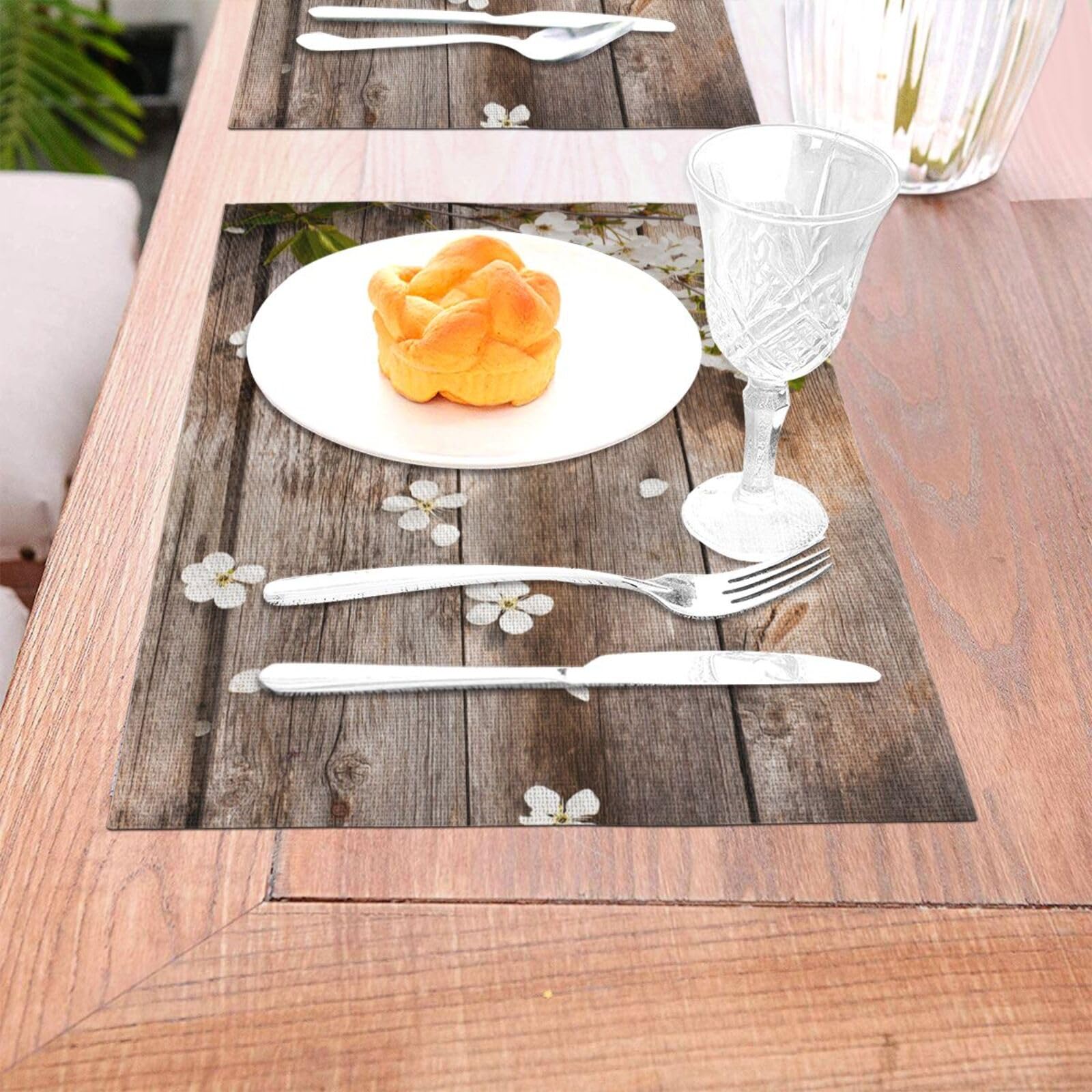 Mooie orchideeën set van 4 placemats, hittebestendige