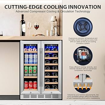 GMDHS137B○ AD CORE / エーディコア NEO CLASSICO iio Retro-Mod RM1 11-cu ft Bottom-Freezer Refrigerator (Wine Red