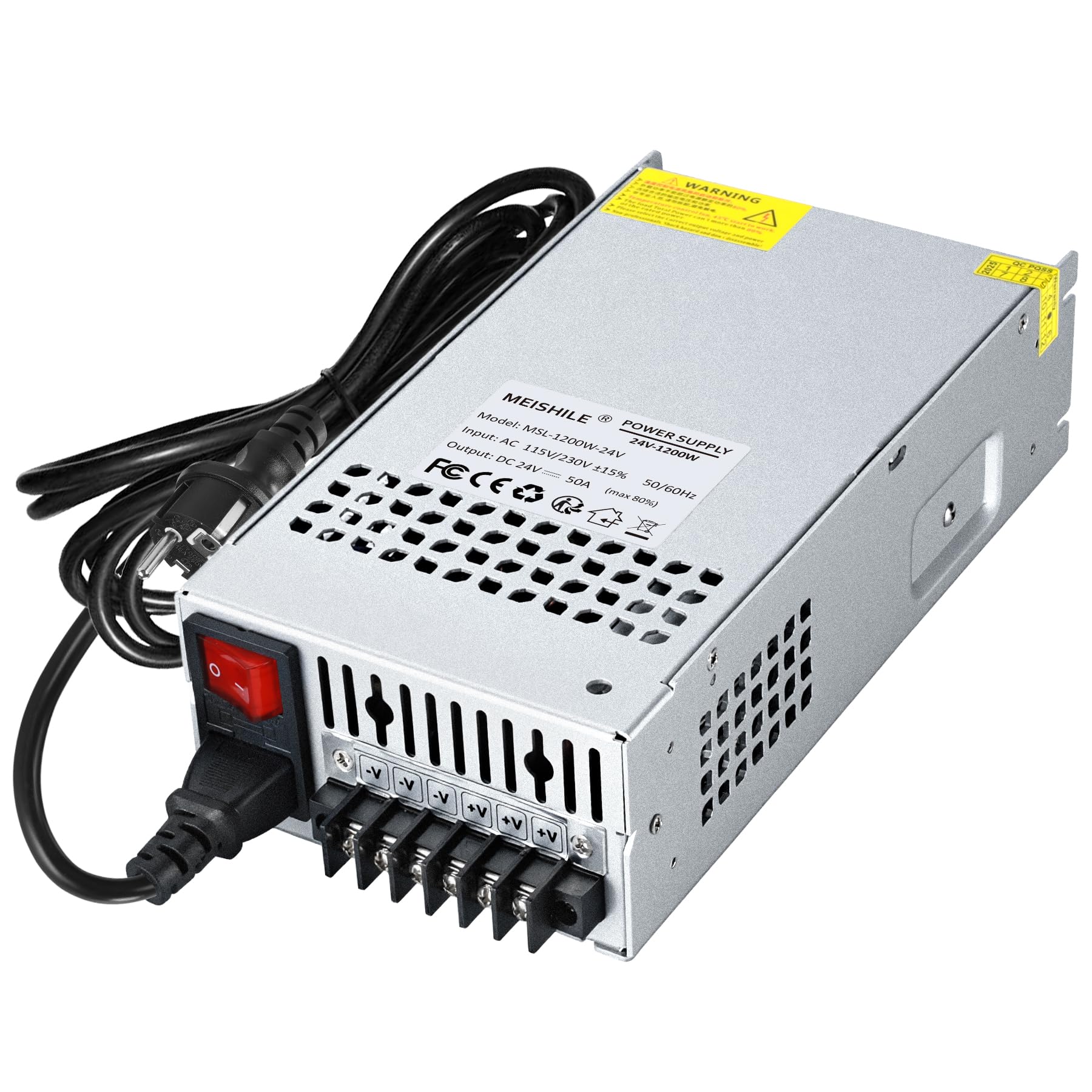 MEISHILE 24V 50A 1200W Switching Power Supply