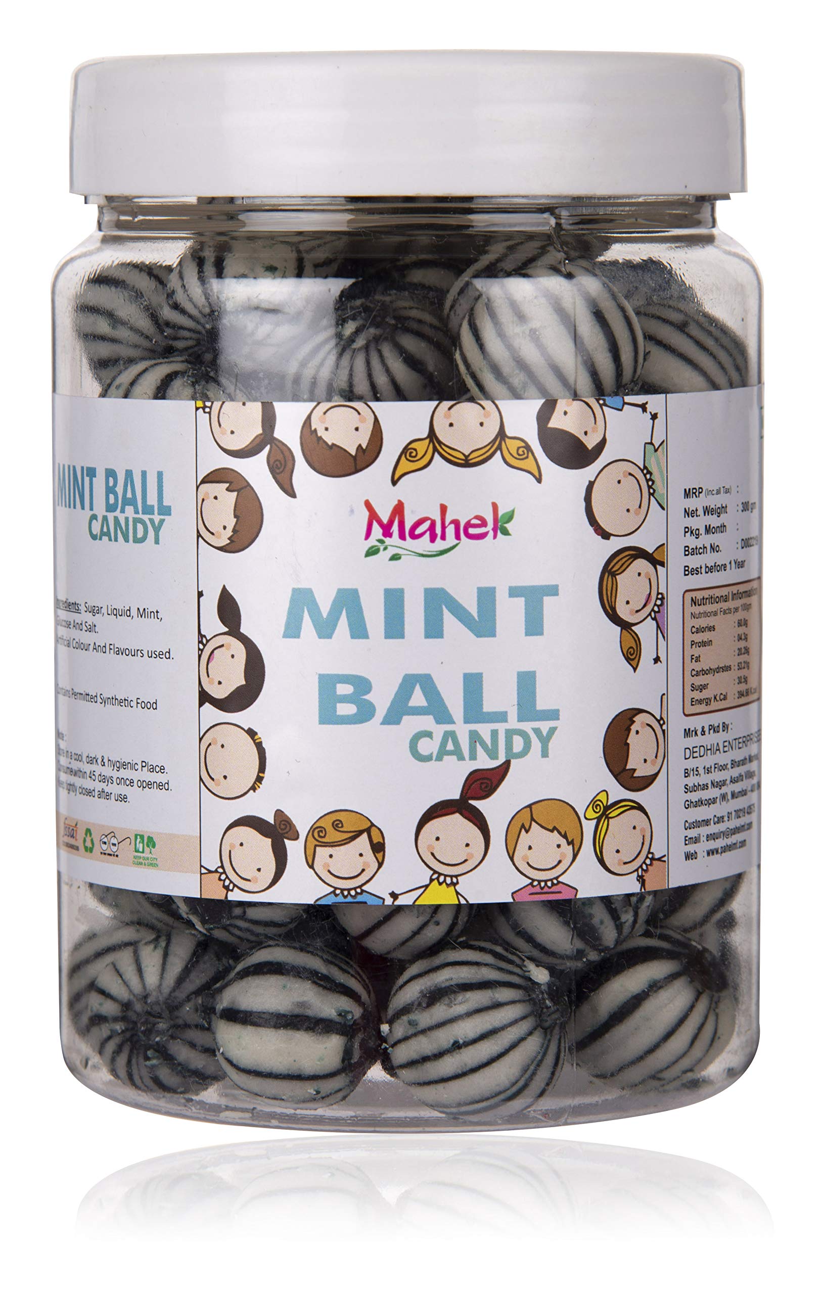 Mahek Flavoured Mint Ball Candy 300 Gram