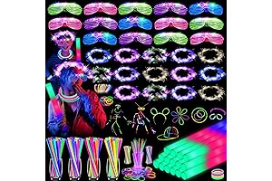 pulseras led para fiestas personalizadas Pack Luces Fiesta Completo 142 PCS Glow...