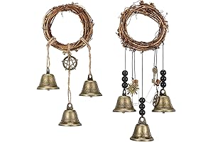 2 Pieces Witch Bells Protection Door Hangers: Bewitching Protection for Your Abode