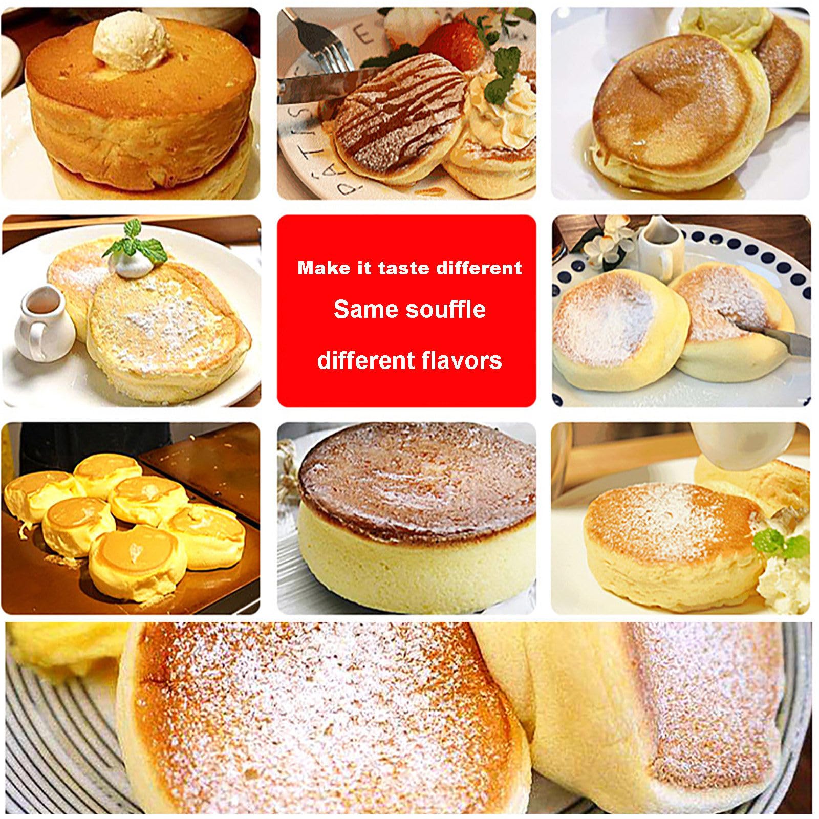 Soufflé macchina, giapponese Soufflé Pancake Maker, Dorayaki macchina con piastre di rame, Per la casa cucina ristorante panetteria Snack Bar A,B