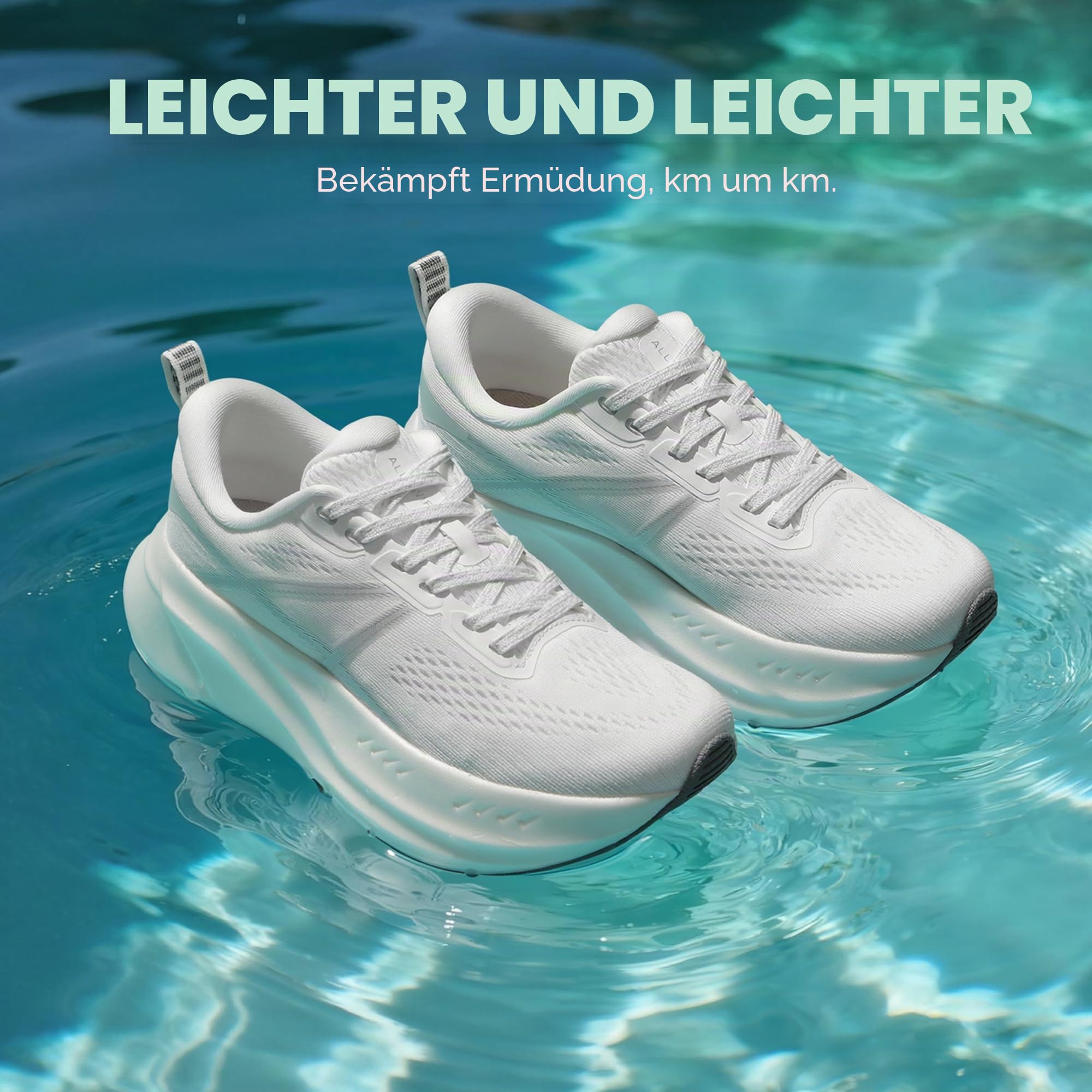 ALLSWIFIT Damen Laufschuhe – Leichte Running Schuhe, Dämpfung, rutschfest, Bequeme Sportschuhe für Fitness, Walking