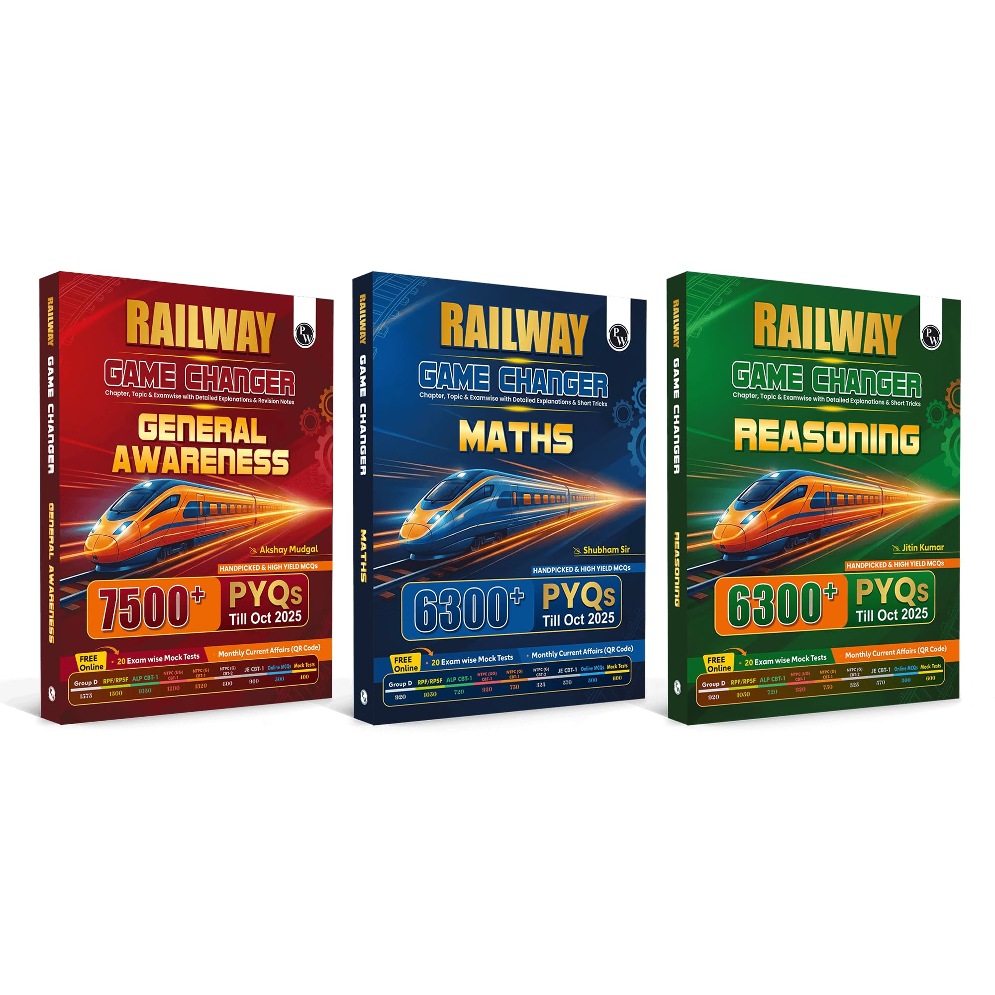 東海大学　PICK GAME COACHING DVD セット Buy PW Railway Game Changer Maths, General Awareness, Reasoning