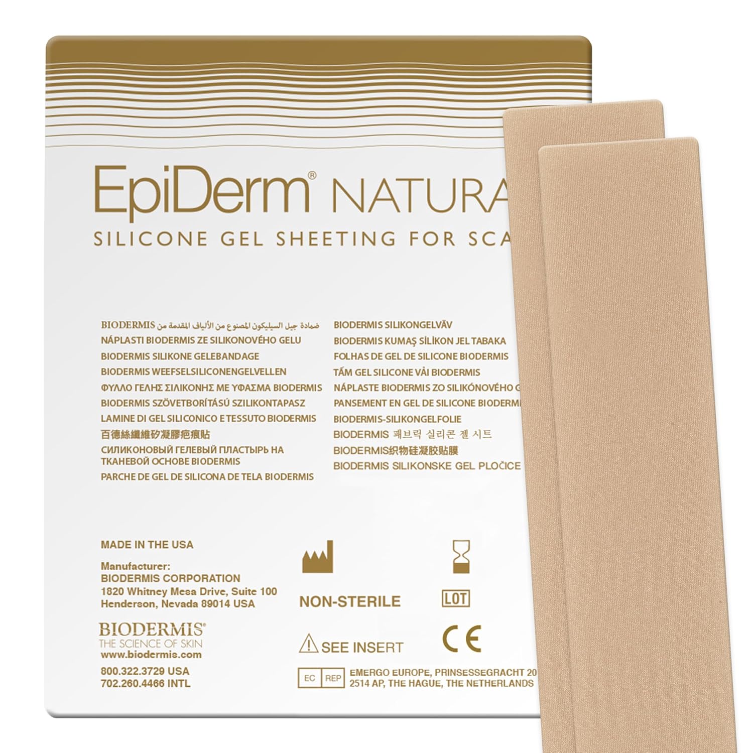 EpiDerm Long Strips – Folhas de Silicone Naturais para Cicatrizes: Conforto e Flexibilidade para Cicatrizes de Abdominoplastia, Cesárea e Cirurgia – Tratamento Eficaz com Desenho Personalizável
