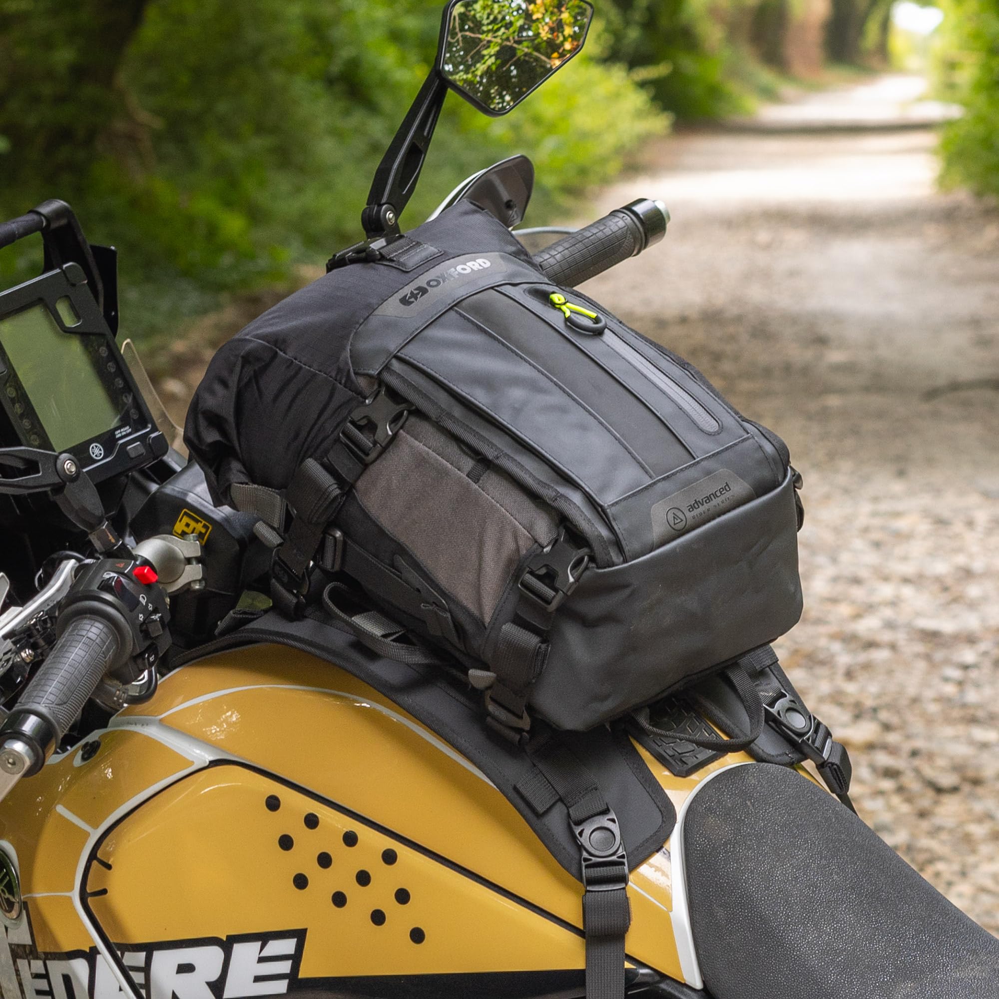 Oxford Atlas T-10 Advanced Tourpack bagaglio modulare per moto, 10 l, antracite/nero