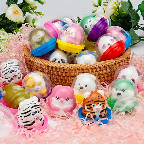 Miniatura 9 de 10 paquetes de regalos de fiesta para cestas de Pascua, juguetes esponjosos para el estrés de aumento lento para niños, bolsas de regalo de