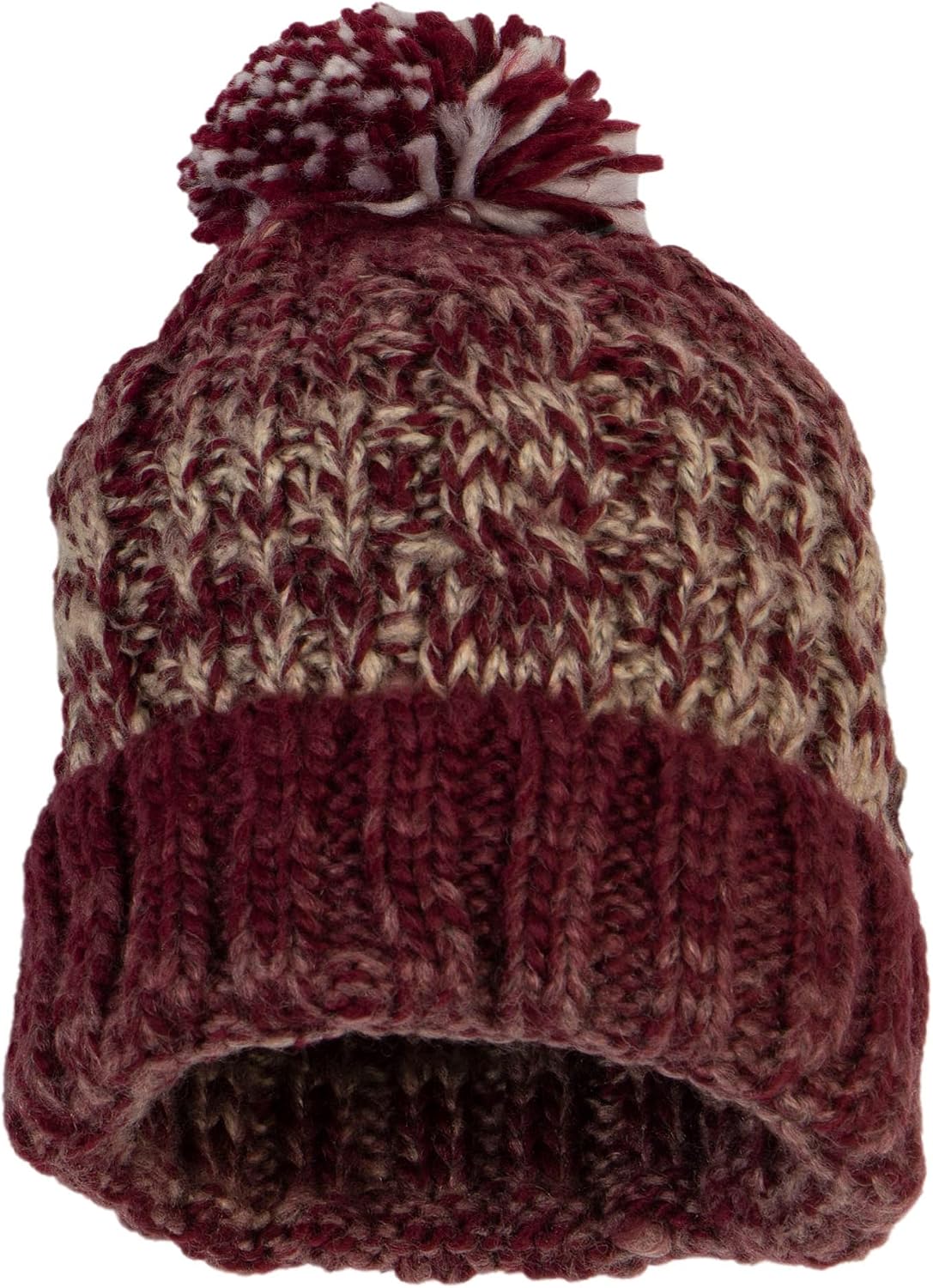TOP HEADWEAR Womens Winter Knit Beanie Hat Stripe Pom