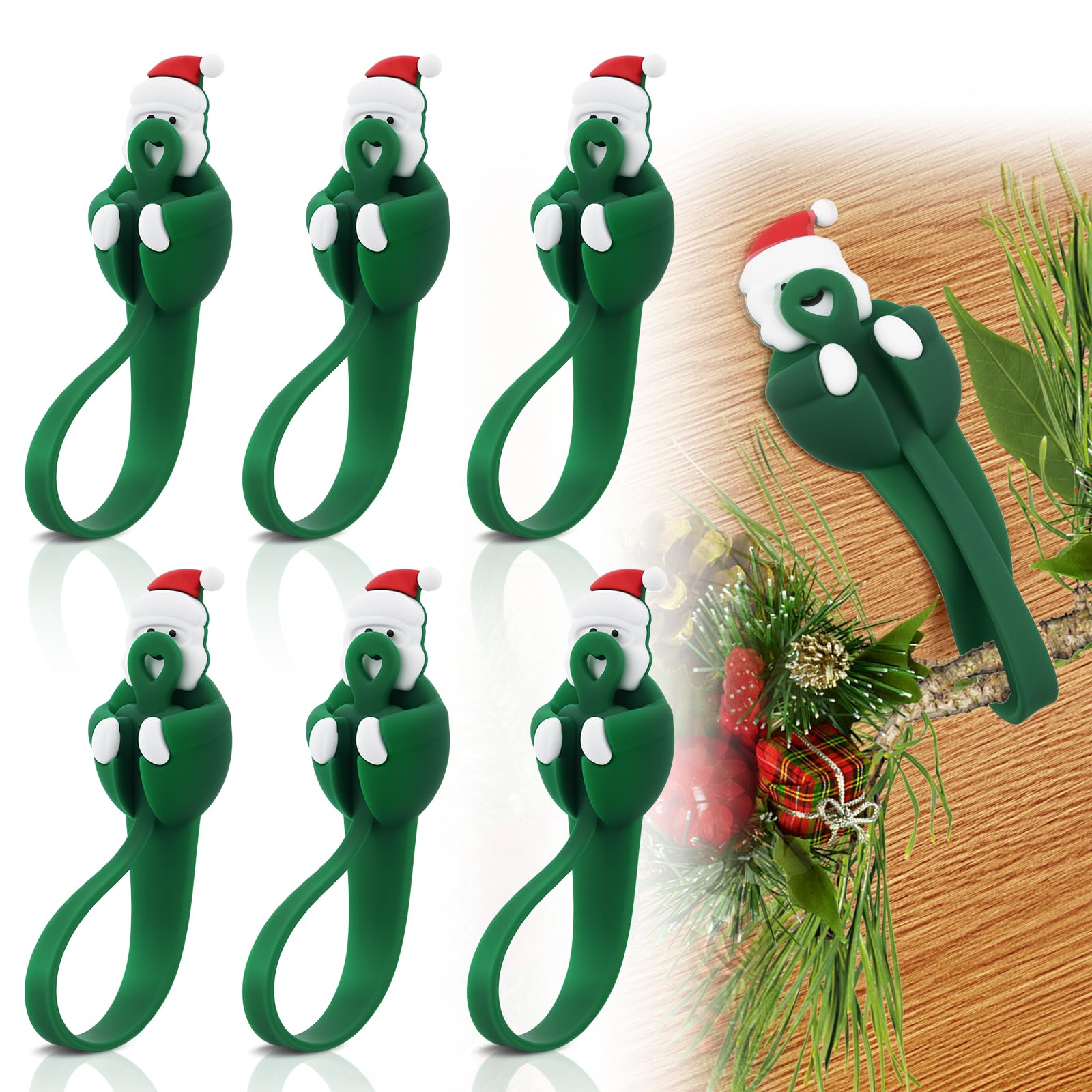 OXDFK 6 PCS Christmas Garland Hanger - stockings and holders | Mubboo