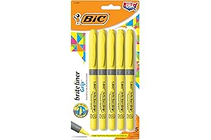 BIC Brite Liner Grip Fine Tip Highlighter