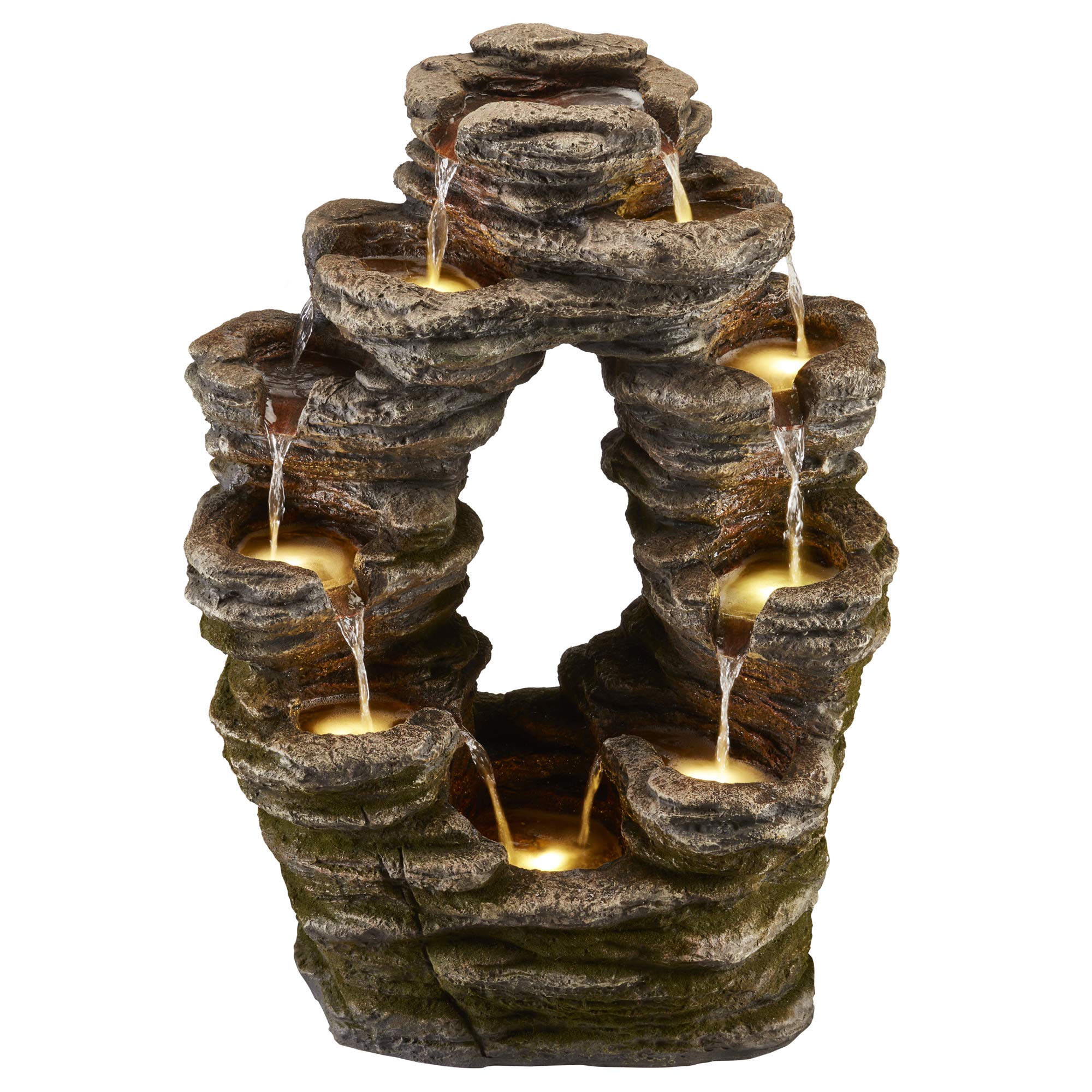 Garden Gear Serenity Double Sided Rock Cascade Water Feature