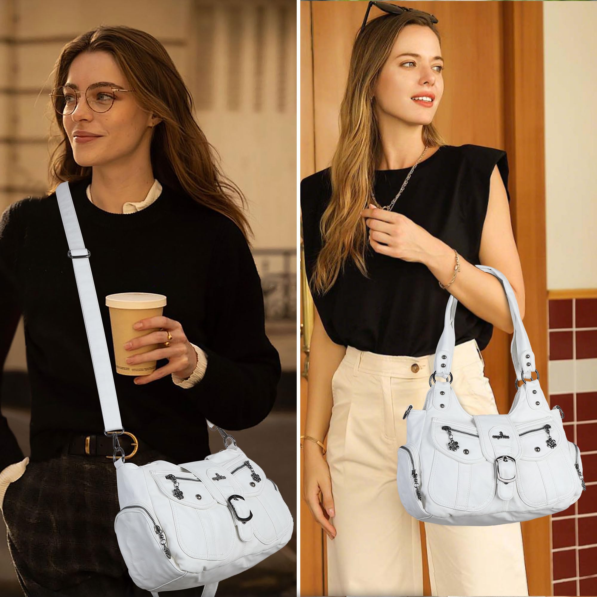 Angel Kiss Top-handles Bag - Bolso de hombro Hobo Mujer