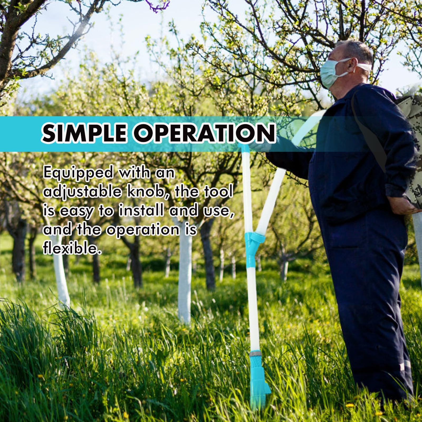 Esparcidor De Fertilizante Mochila, Esparcidor Manual Esparcidor De Semillas Aplicador De Fertilizantes, Portátil Ajustable Abonadora Manual Pulverizador De Fertilizante Para Fertilización, Jardinería