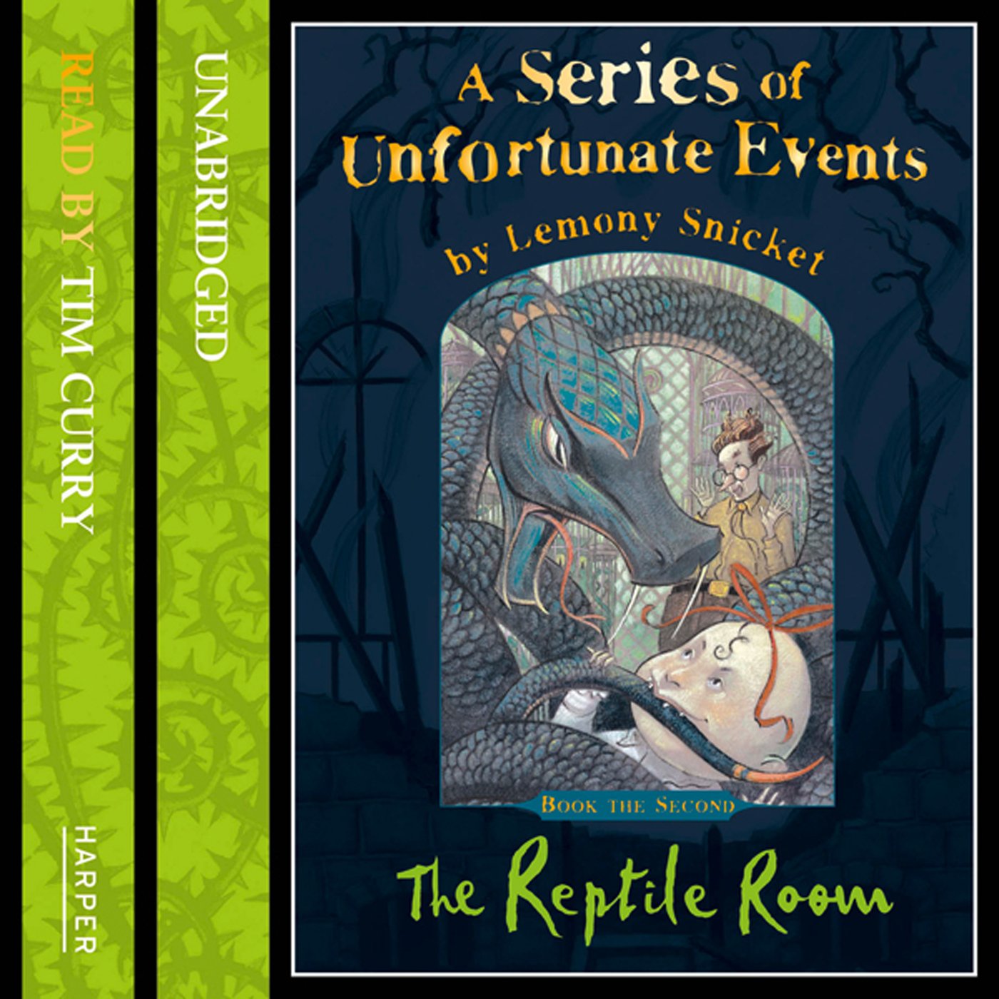 Cover art for Series of Unfortunate Events #2: The Reptile Room