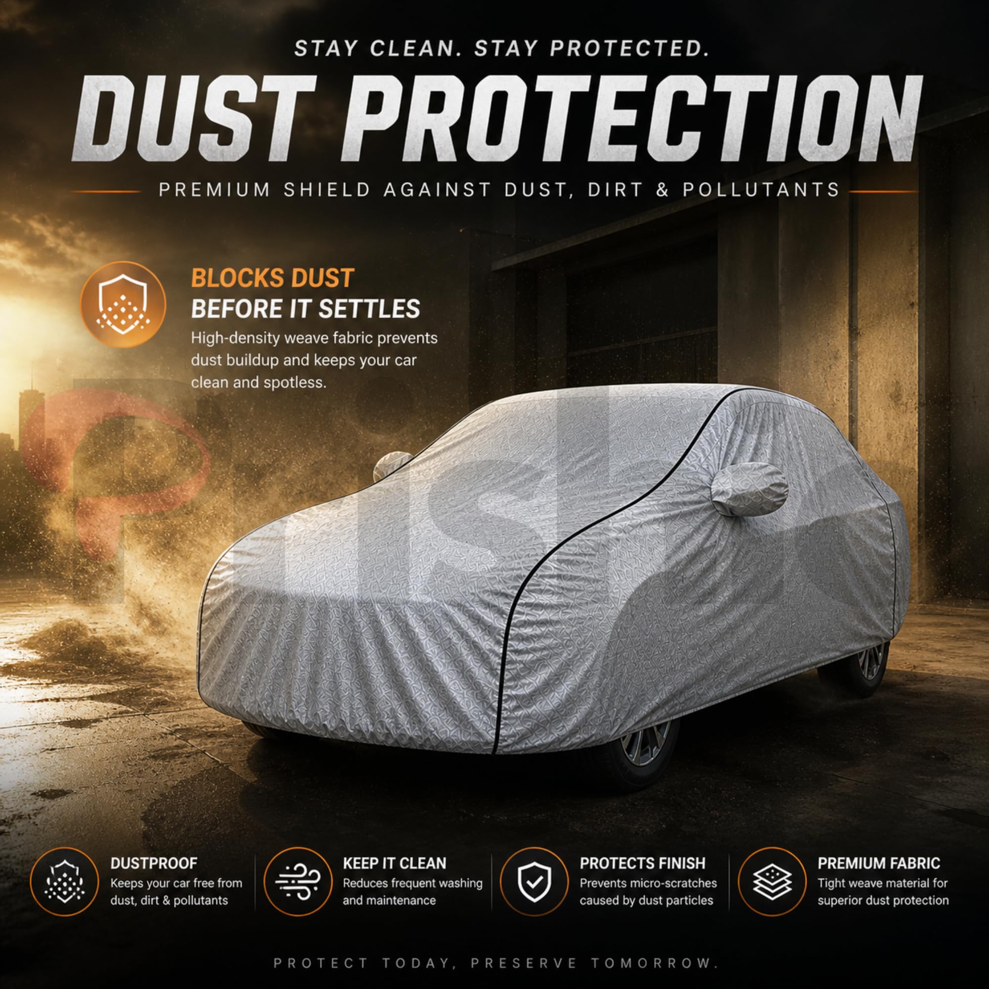 Waterproof Car Cover for Mahindra XUV 7XO | Dustproof, UV