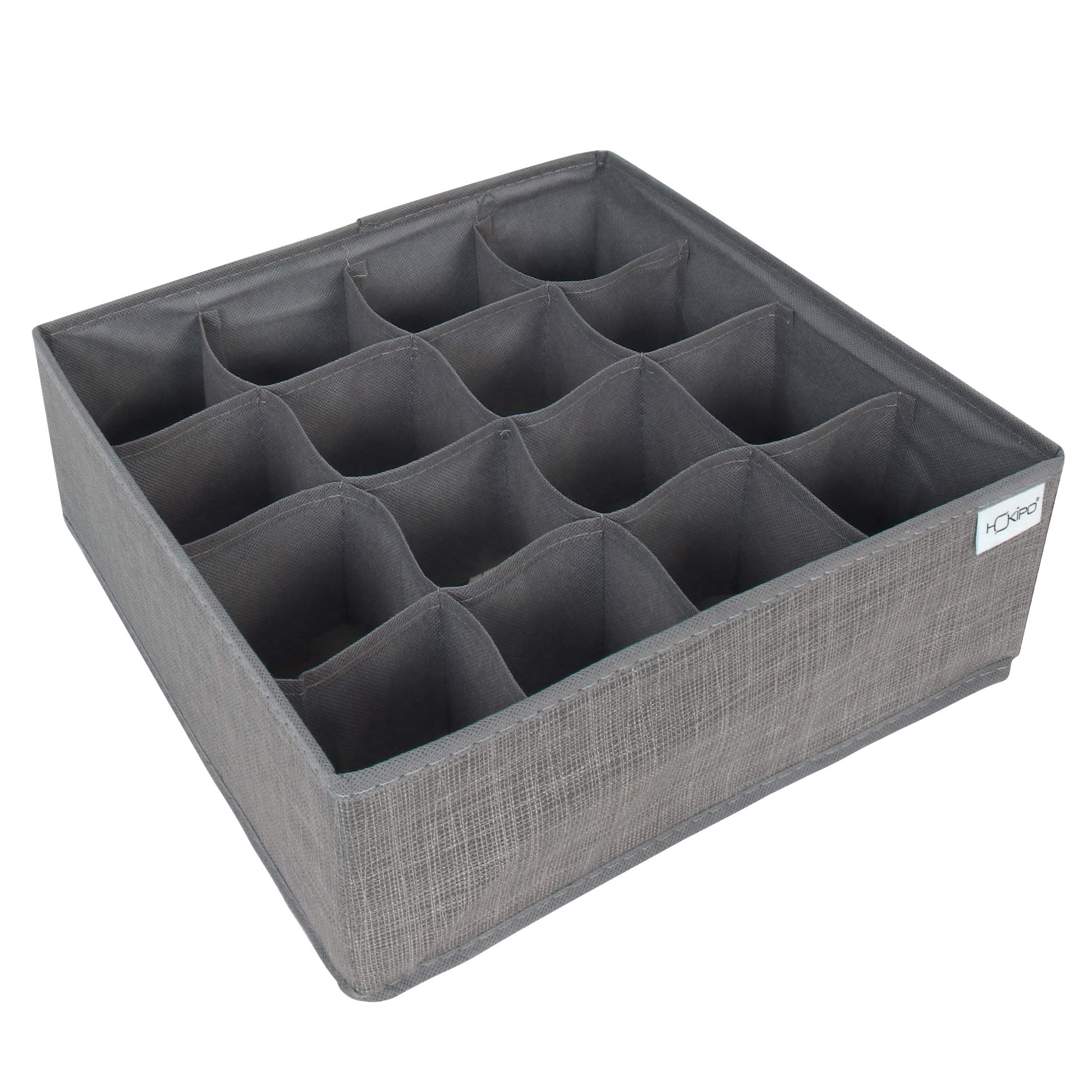 See full amazon price history chart for HOKIPO Fabric Wardrobe Organizer For Clothing Undergarments And Socks, Drawer Divider (Grey) - Set Of 2 HOKIPO Fabric Wardrobe Organizer For Clothing Undergarments And Socks, Drawer Divider (Grey) - Set Of 2 (B07352Y6FL) Amazon Price History, Amazon Price Tracker