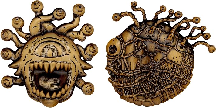 Fanattik Dungeons & Dragons 50th Anniversary Beholder Twin Medallion Set