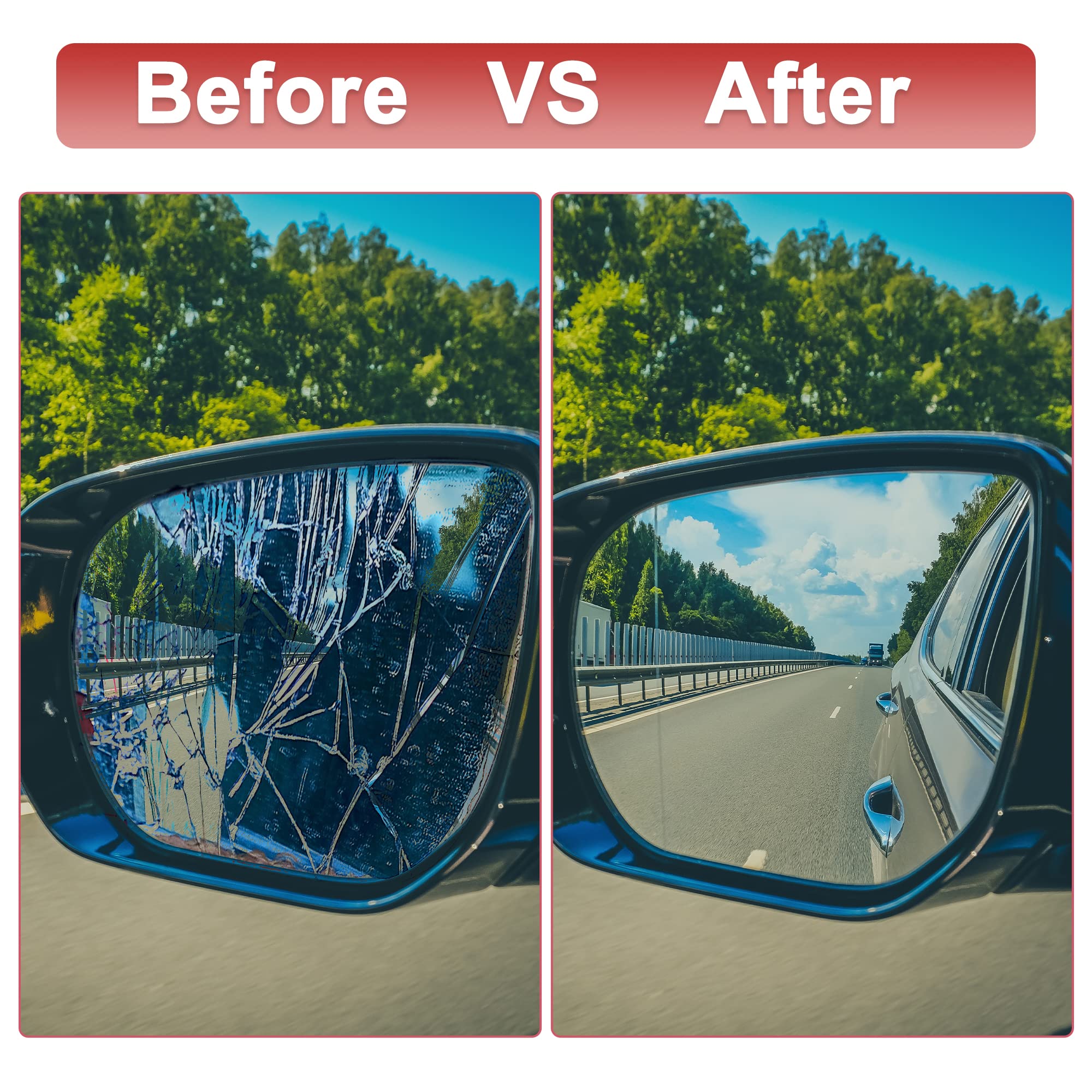 Right Side Door Mirror Glass Heated -VW Golf 5 (V)- 2004-2008 – Cassims - View #6