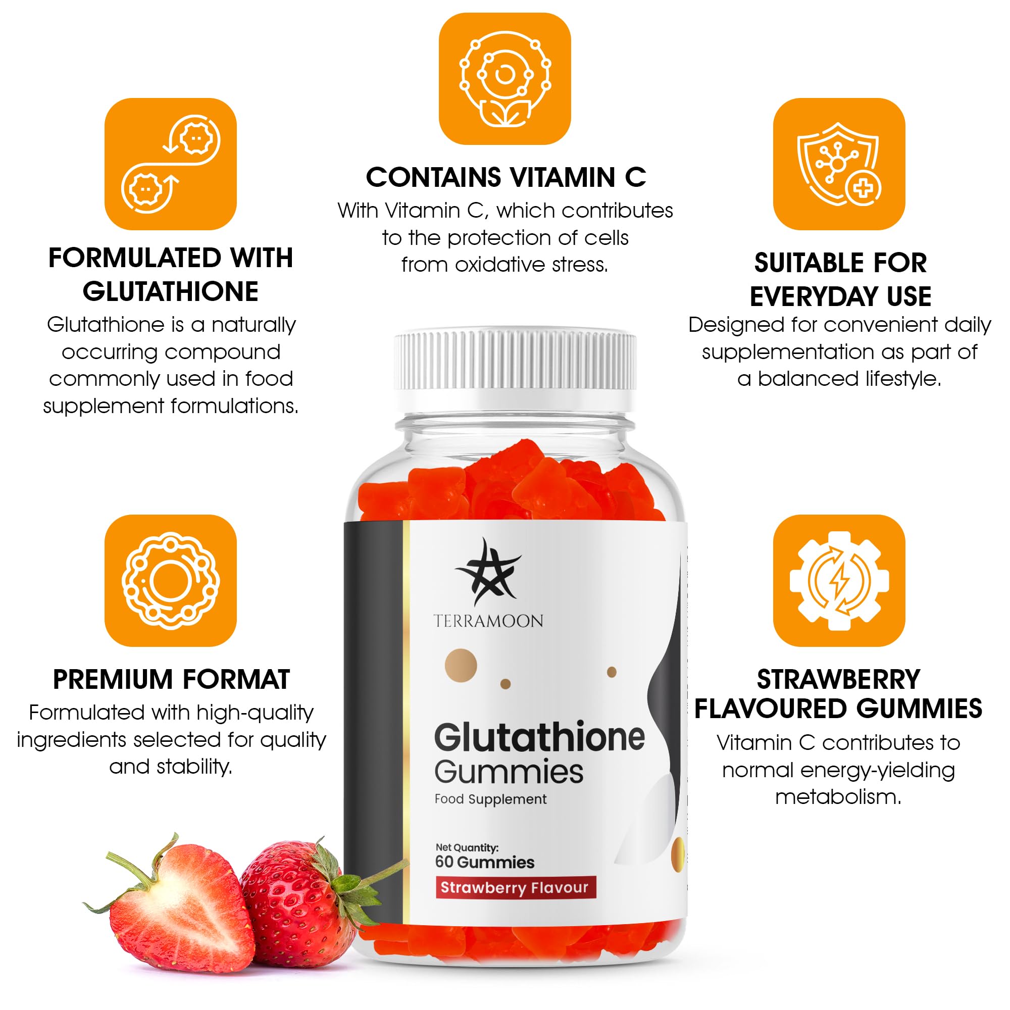 is it safe to take glutathione gummies everyday L Glutathione Gummies, 1000mg, Strawberry Flavour, 60 Gummies, 30 Day  Supply, Non-GMO : Amazon.co.uk: Health & Personal Care