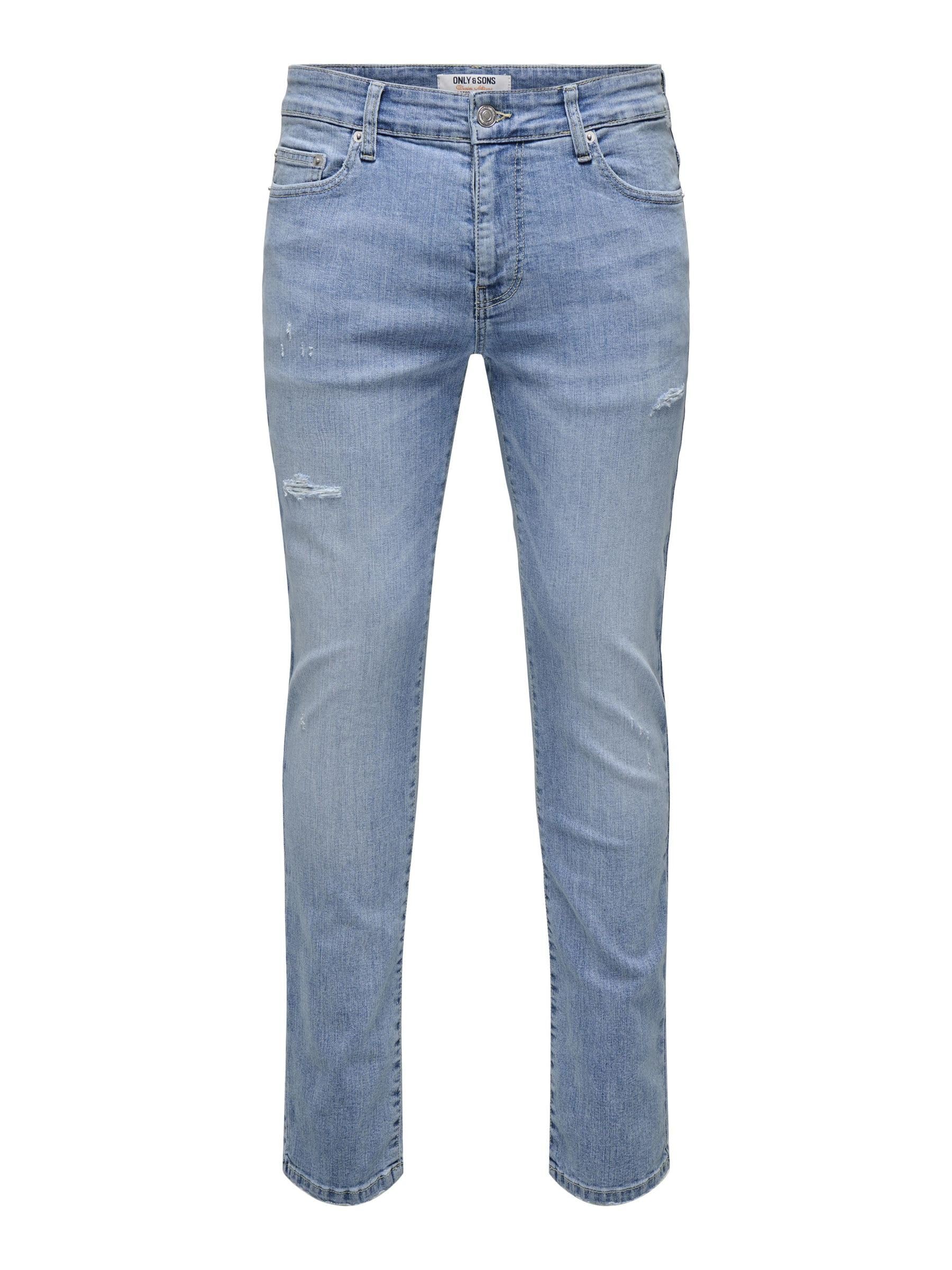 ONLY & SONS Male Slim Fit Jeans ONSLOOM Low Waist Slim Fit Jeans