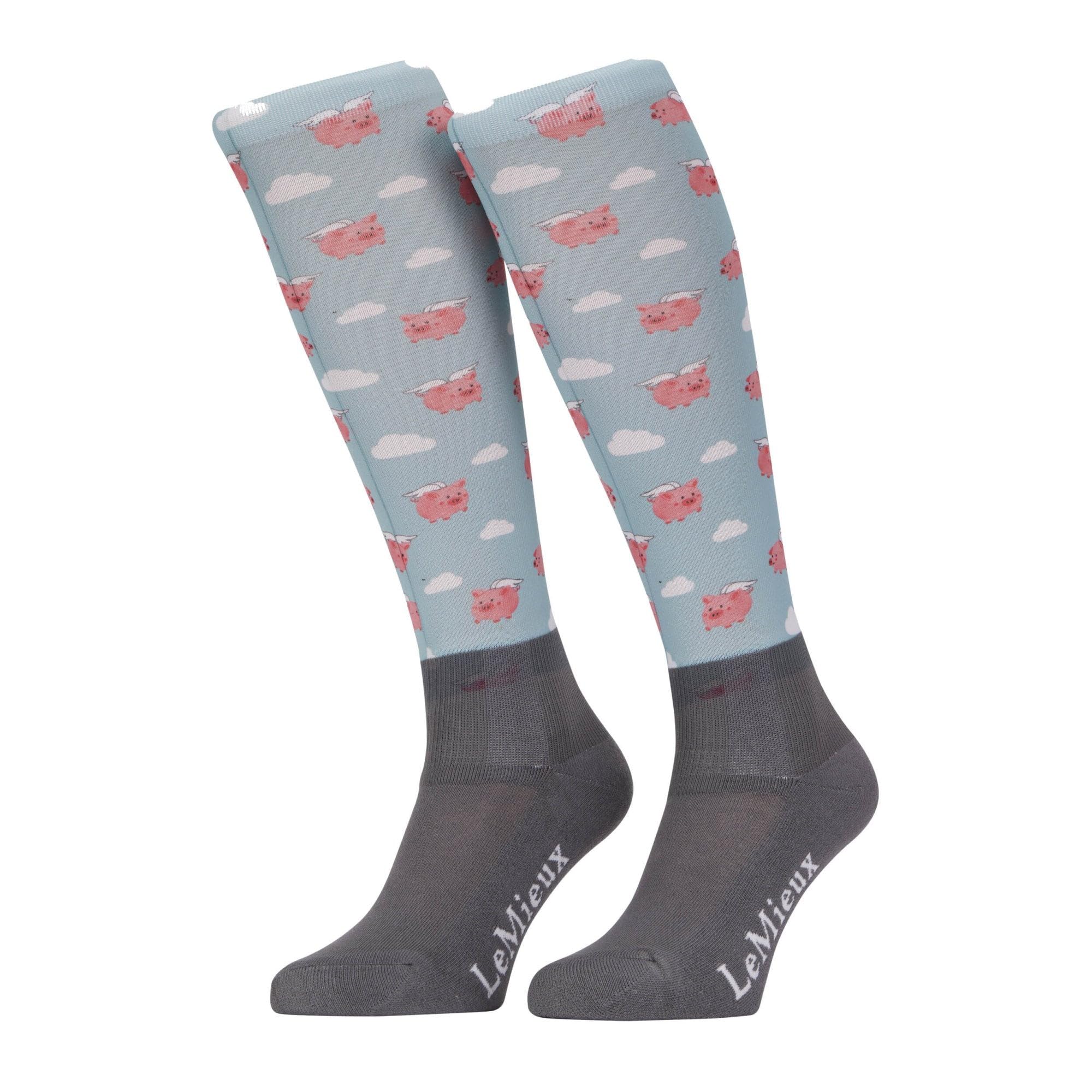 LeMieux Footsies Childrens Socks - Flying Pigs