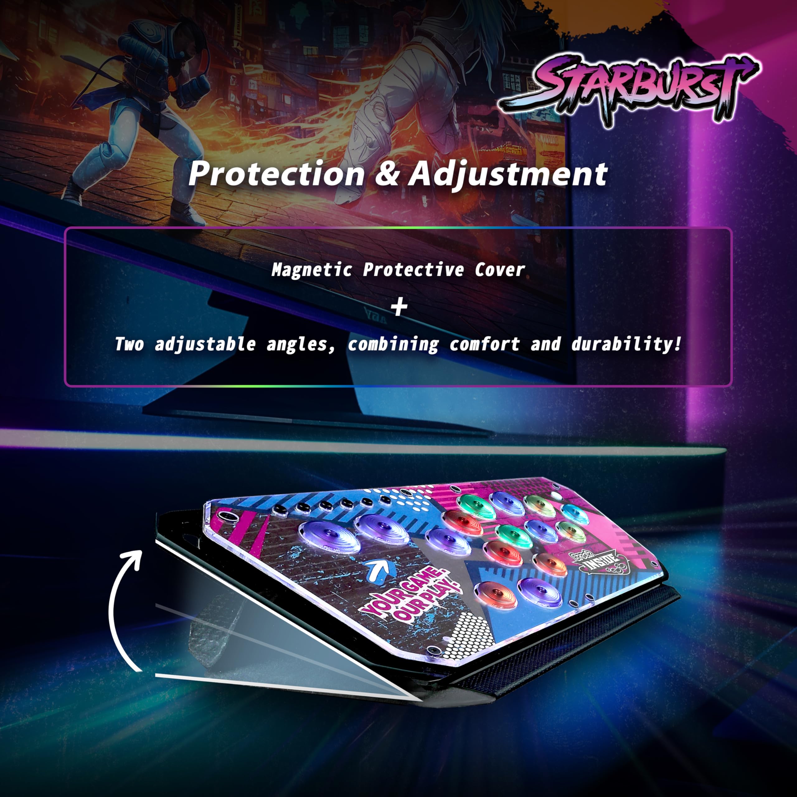 Brook Fighter Starburst レバーレス Brook Fighter Starburst Black PS5 対応 有線 レバーレス