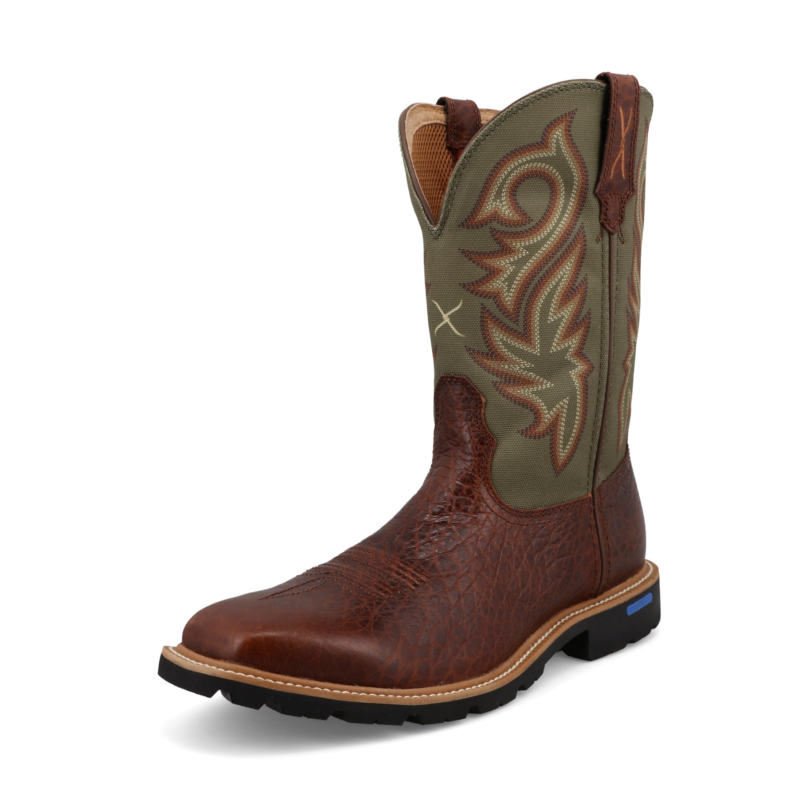 Twisted X Men's 11" Tech X Boot, Wide Square Toe with CellStretch and Tech X
