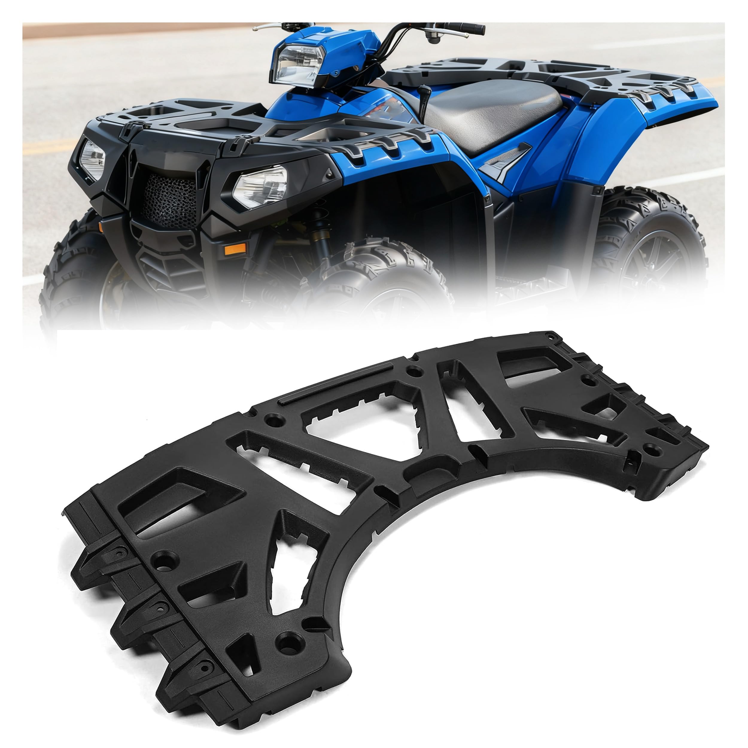 HECASA Utility Rear Rack Mounting Compatible with 2009-2016