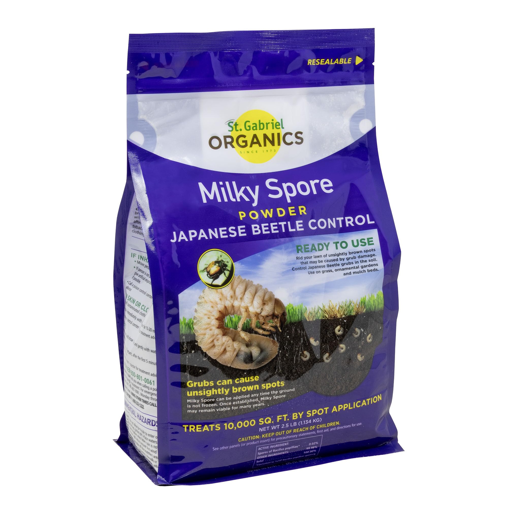 Amazon.com : St. Gabriel Organics Milky Spore Powder, 40oz