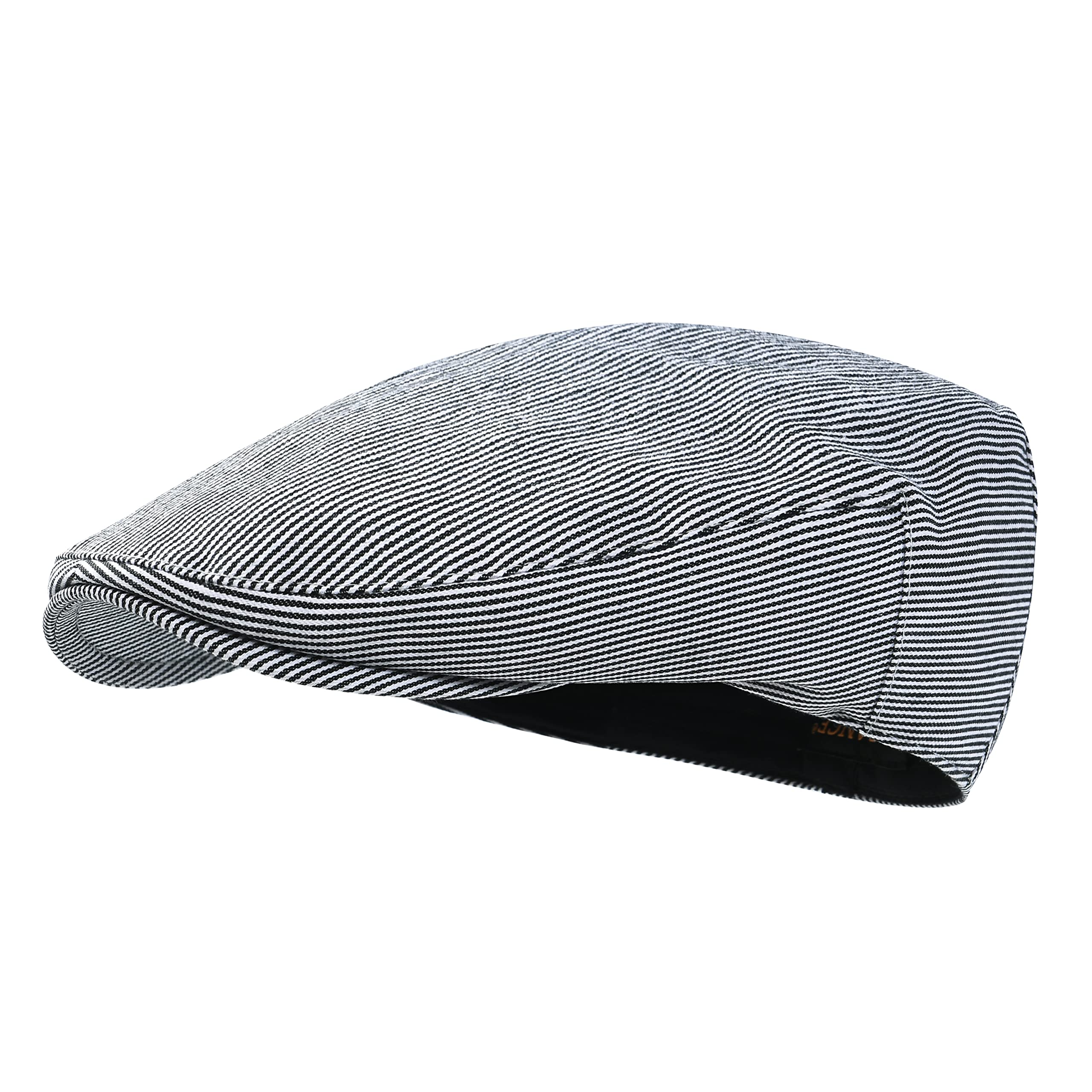 STARANCEMen's Cotton Flat Cap Ivy Gatsby Newsboy Hat Summer Driving Scally Cap Thin Cap