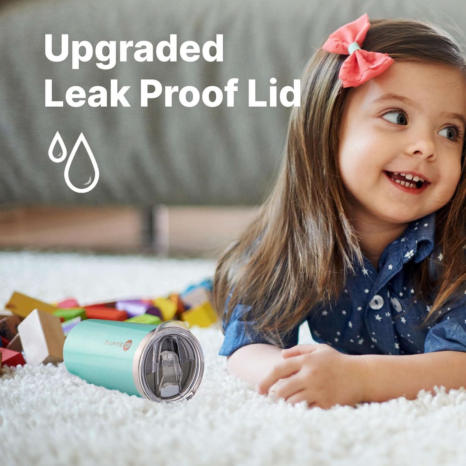 Skinny Tumbler with Straw-12 oz Insulated Travel Coffee Tumbler Stainless Steel Double Wall Coffee Mug, Sweat-Free (Apple Green) - Image 3