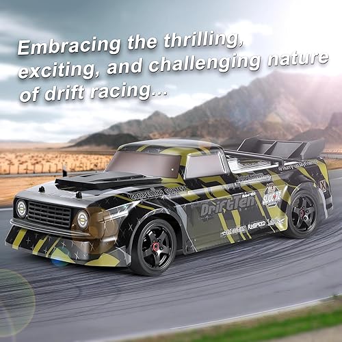 Miniatura 10 de HAIBOXING 2197 RC Drift Cars escala 118 de alta velocidad con giroscopio, autos de control remoto de 2.4 GHz 28 KMH RTR para niños y adultos, auto