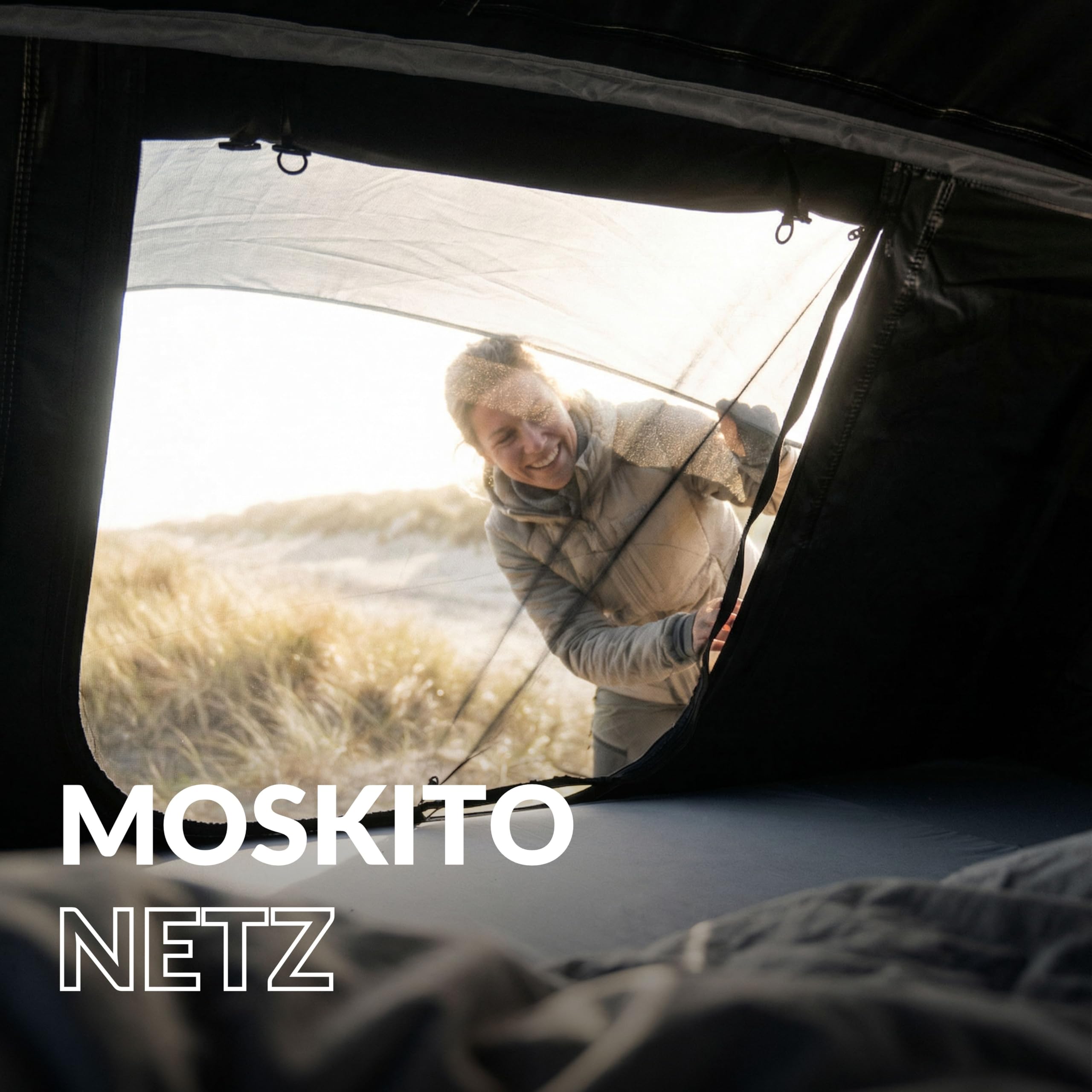 Owen® Two+ Dachzelt | Verfügbar mit Vorzelt-Option | Wählbare Farben | Geräumiges, Komfortables Autodachzelt | Ideal für Auto-Camping | Vielseitiges Campingzubehör