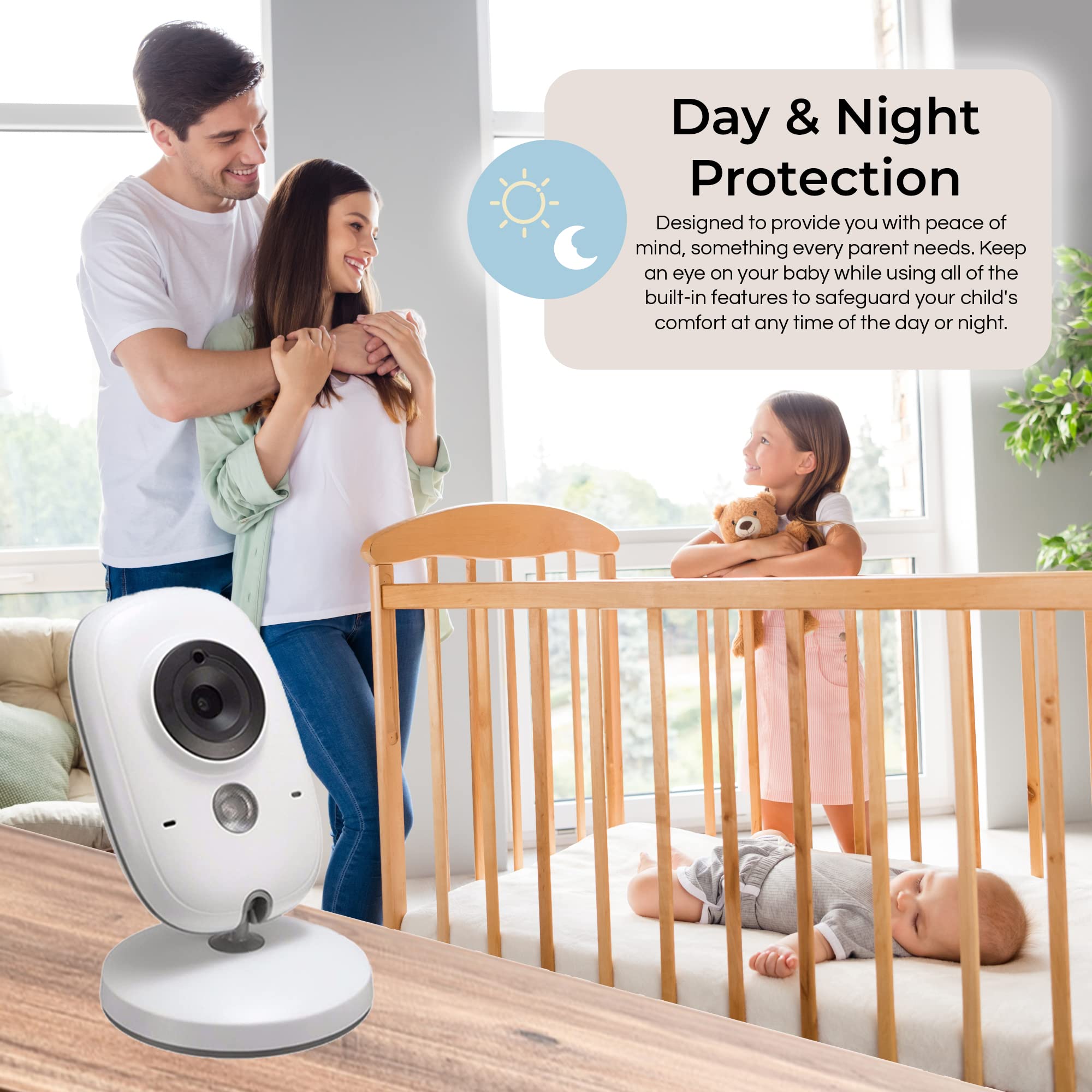 babyl live at 幕張 Amazon.com: Baby Monitor, 4.3