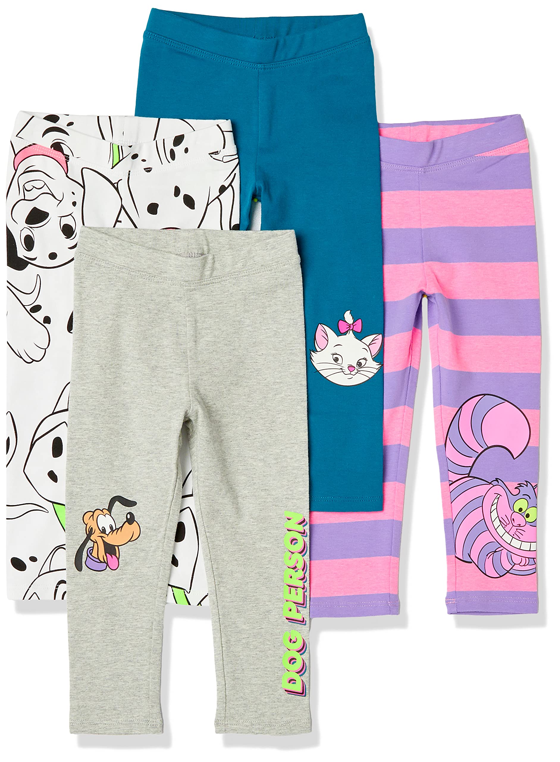 Amazon Essentials Disney | Marvel | Star Wars | Frozen | Princess Girls and Toddlers' Leggings, Multipacks