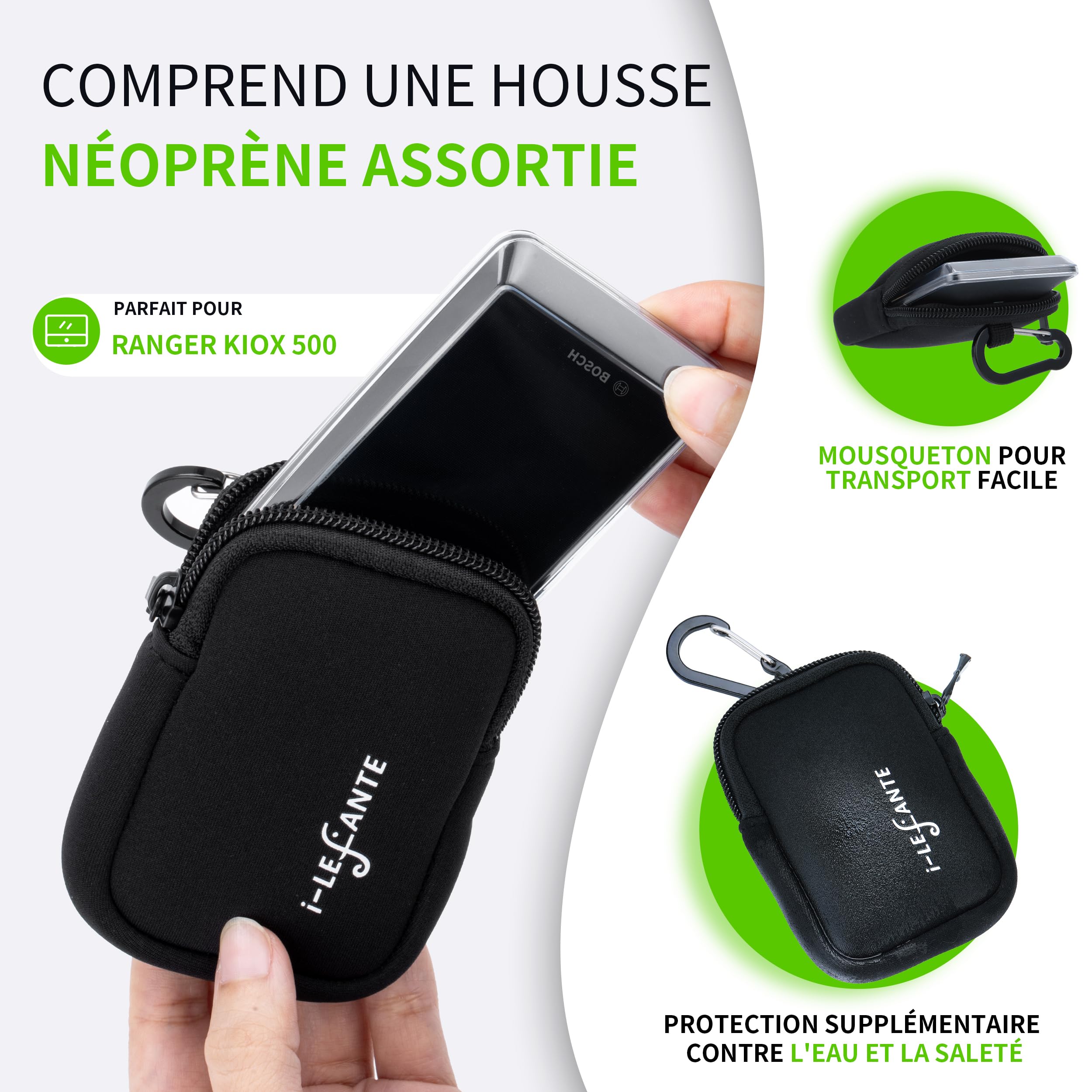 étui de protection pour Bosch Kiox 500 avec étui en néoprène