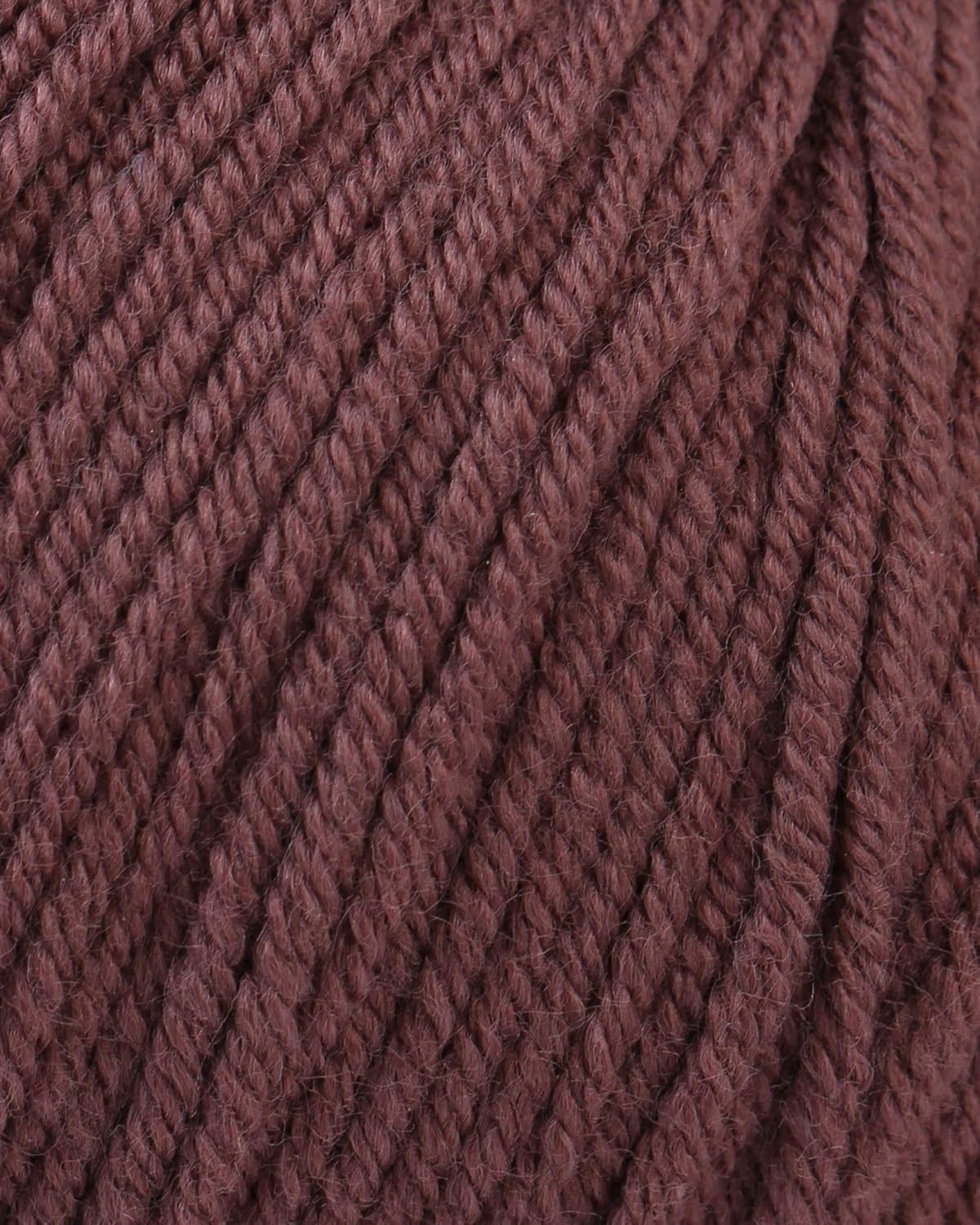 GAZZAL 4 Ball (Skein) Baby Cotton, 60 Cotton Each 1.76 Oz (50g) 150 Yrds (165m) Soft, 2 - Fine Baby Yarn, Soft and Popular (3455 - Brown)