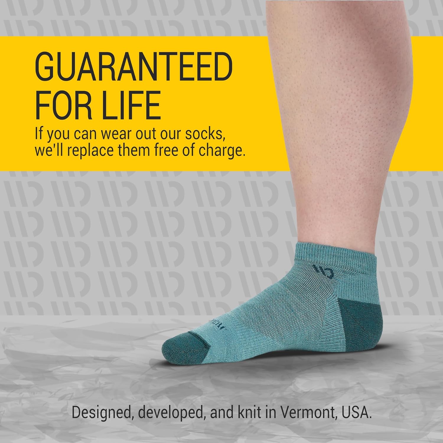 Wide Open Women's Solid Cushioned Ankle Socks - Stretch Fit Merino Wool Non-Binding Everyday Socks for Wide Feet