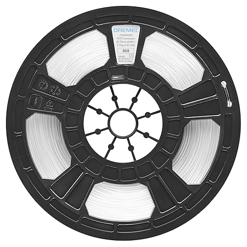 Miniatura 2 de Dremel DigiLab PETG-TRA-01 - Filamento para impresora 3D diámetro de 0069in peso de carrete de 17lbs color translúcido habilitado para RFID nueva