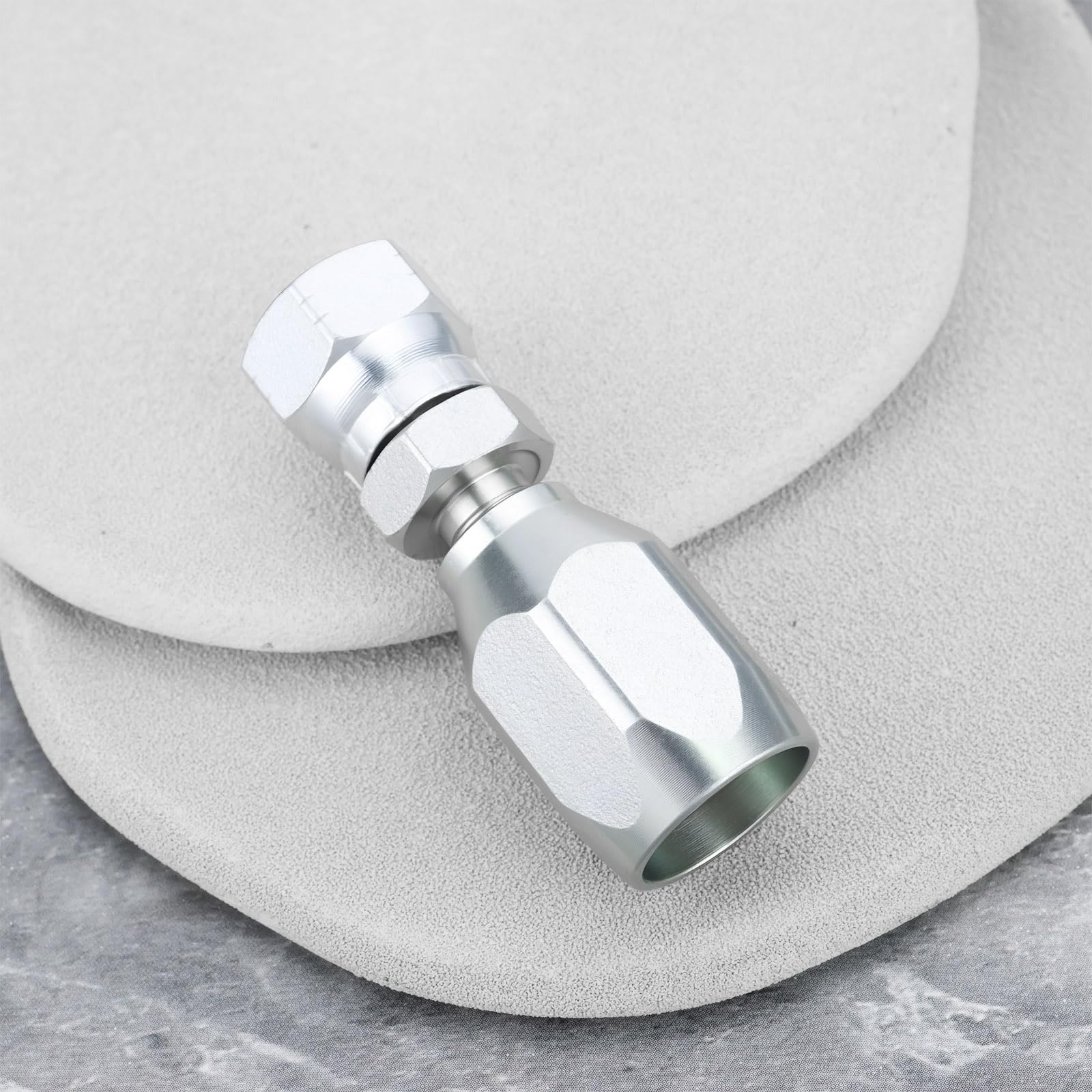 OTOTEC 2 Accesorios de Manguera Hidráulica Reutilizables BSP de 3/8'' para Manguera de Alambre R1T 1SN