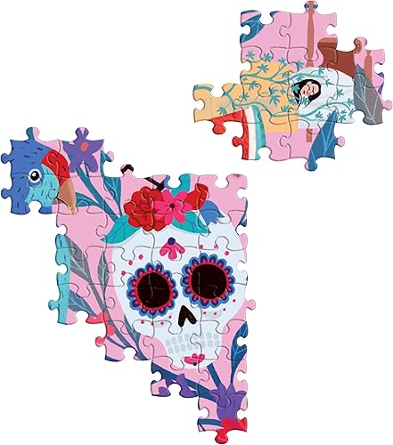 Miniatura 3 de eeBoo: Piece and Love Viva la Vida Frida Kahlo - Rompecabezas cuadrado de 1000 piezas para adultos, rompecabezas para adultos y familias, piezas