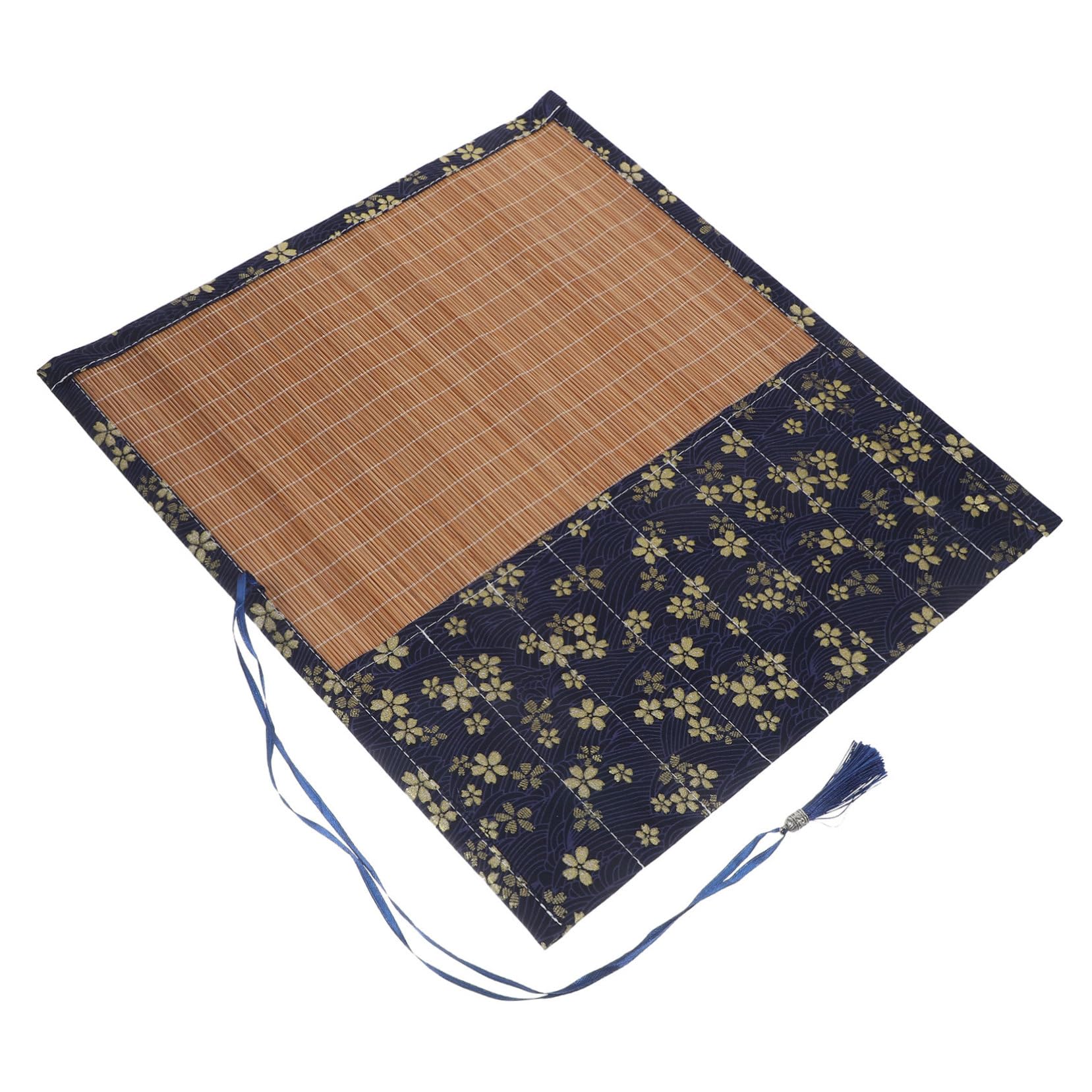 3piezas Bolsa Enrollable para Lápices y Pinceles De Caligrafía Estuche De Almacenamiento Portátil para Artistas Organizador De Materiales De Dibujo Diseño Floral