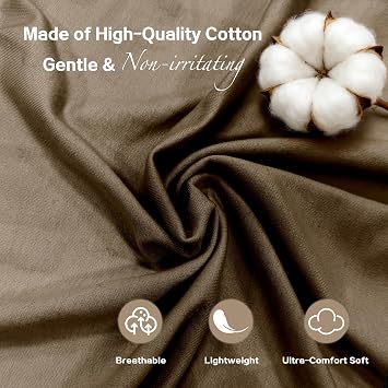 Baby Wrap Carrier, Baby Carrier Wrap Newborn(7-35lbs), Cotton Baby Sling Carriers Wearing Wrap Hands Free, Cozy Newborn Wrap One Size Fits All, Brown