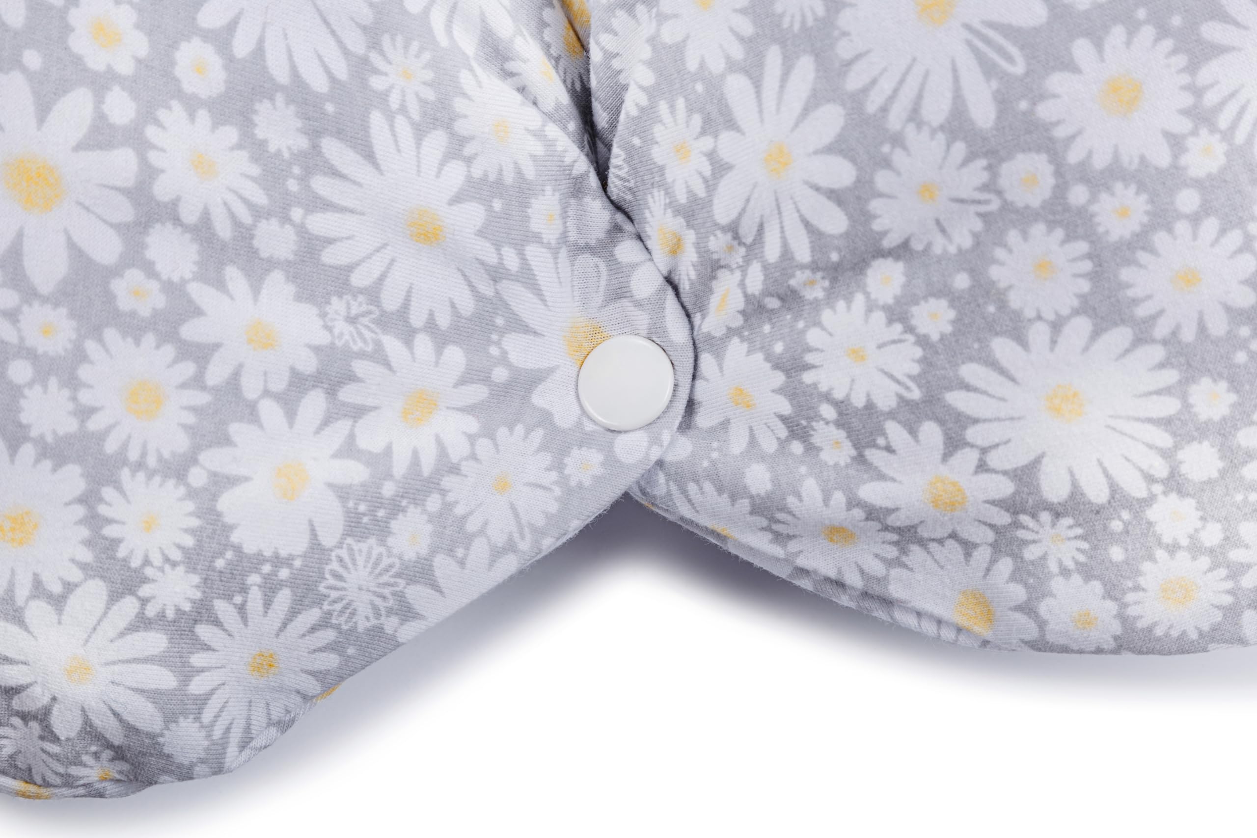 Ceba Baby® Cojín de lactancia – Cojín de maternidad – 100% algodón – Cojín de apoyo para bebés – nido de bebé – Ardilla ergonómica de lactancia – Cojín cervical – 150 cm – Öko-Tex Standard 100 –