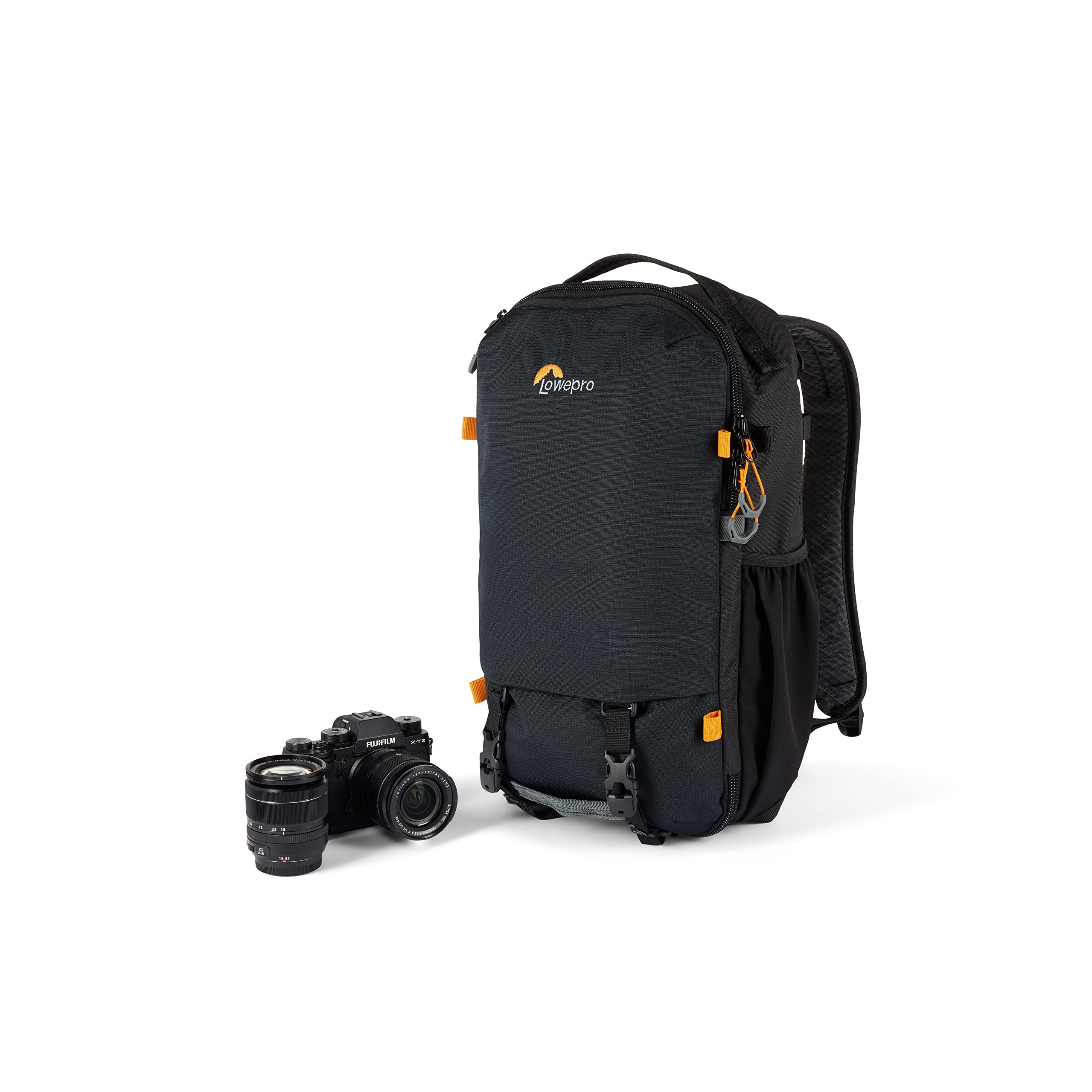 Lowepro Trekker Lite BP 150, Sac à Dos pour Appareil Photo Hybride avec Insert Amovible, Accessoire Système de Bandoulière, Compatible avec l'Appareil Sony Alpha 6000, Noir