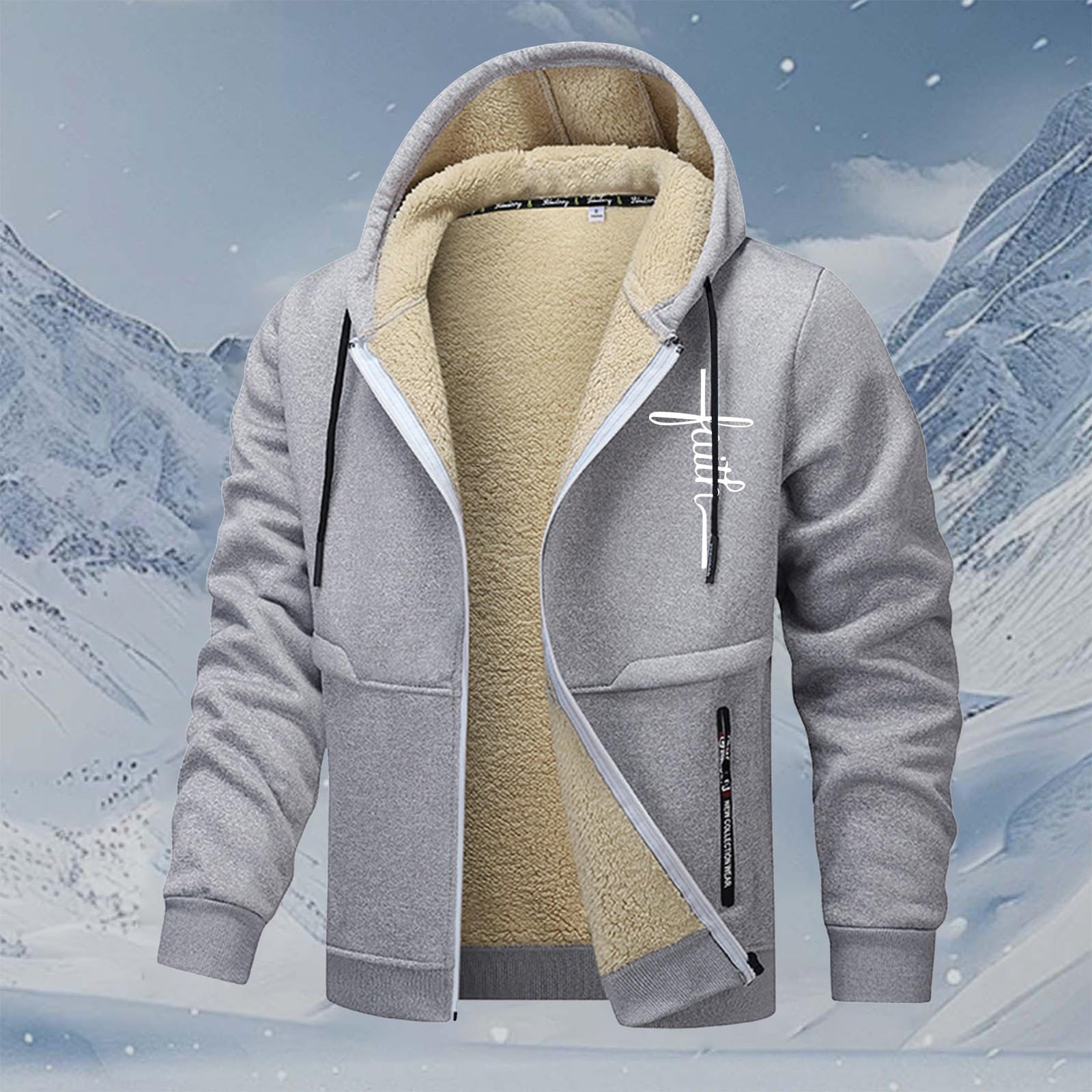 Générique Męska bluza bawełniana bluza z kapturem sweter z okrągłym dekoltem łatwa w pielęgnacji miękka casualowa umowa na co dzień ogrodnictwo zima praktyka A44