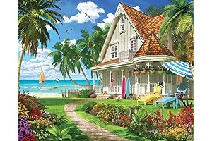 White Mountain Beach House: Uncover a Tranquil Puzzle Paradise with 1000 Pieces